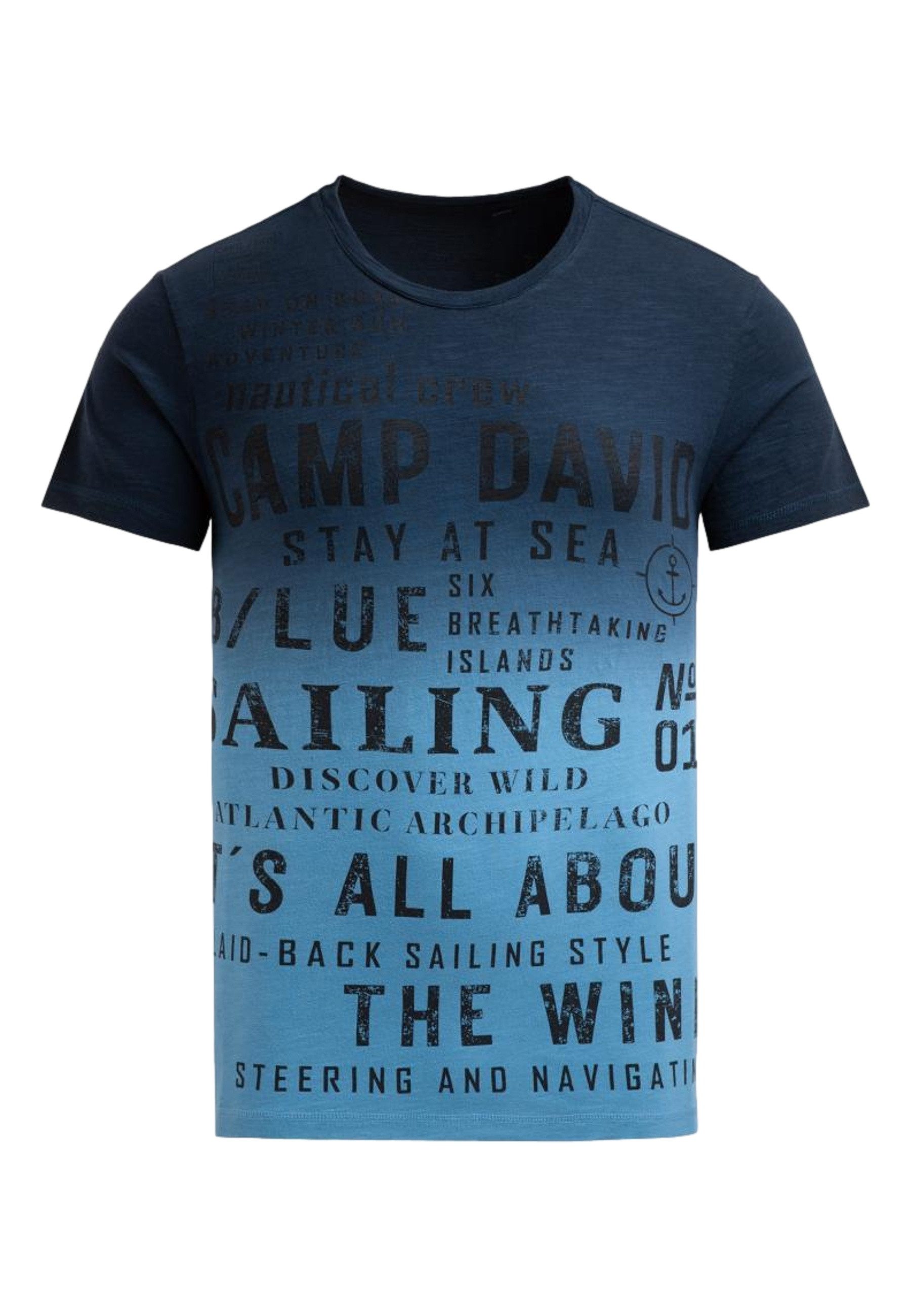 CAMP DAVID T-Shirt T-Shirt Cabo Verde Kurzarmshirt (1-tlg., 1)