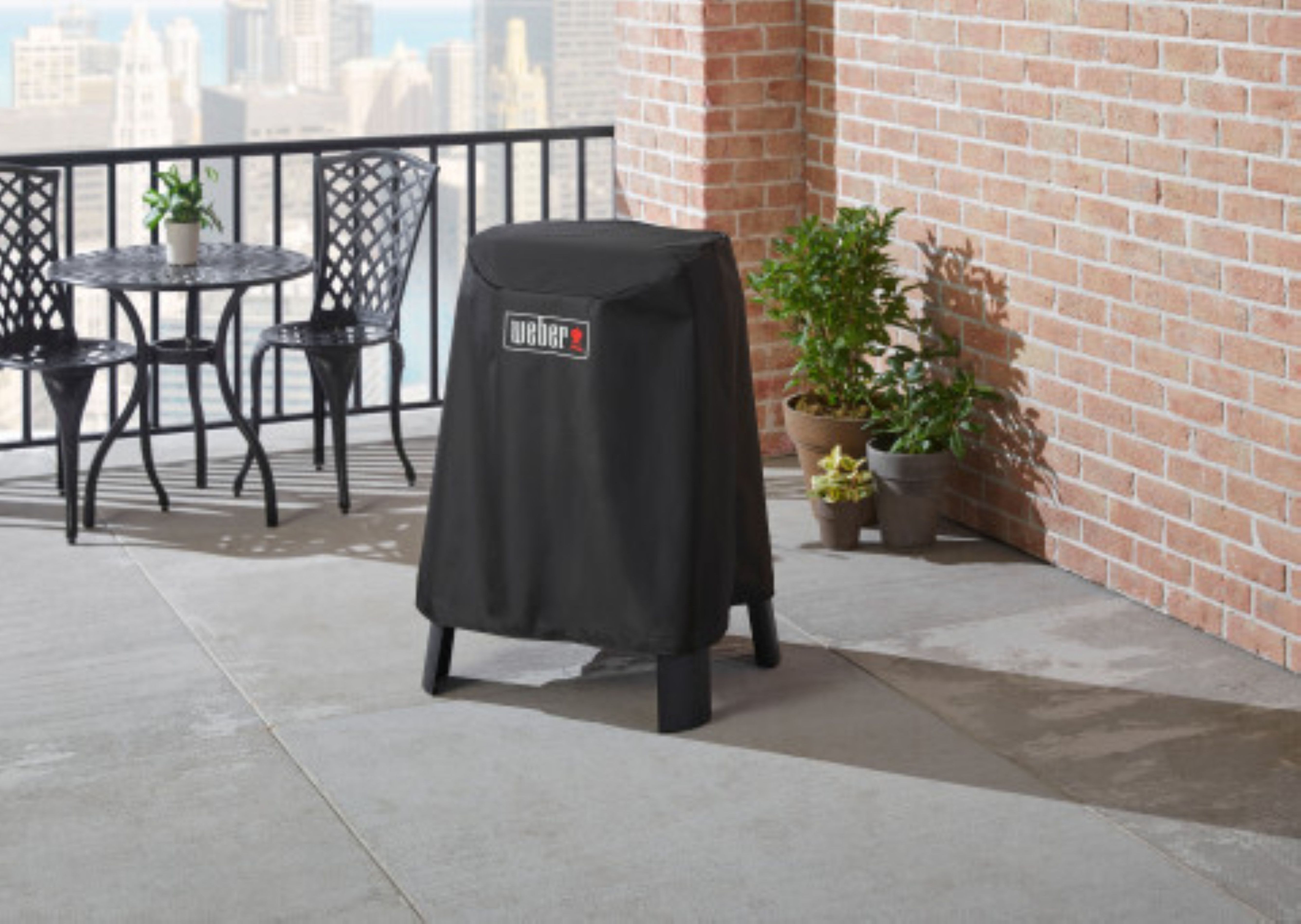 Weber Grillabdeckhaube Weber Premium-Abdeckhaube für Lumin Elektrogrill mit Stand (7198)