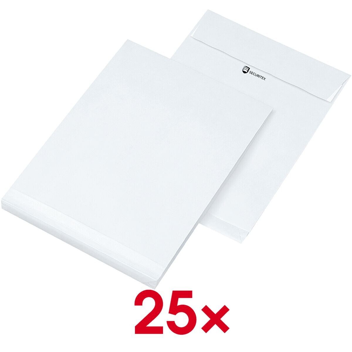 MAILMEDIA Versandtasche, DIN B4, ohne Fenster, Haftklebung, mit Seitenfalte