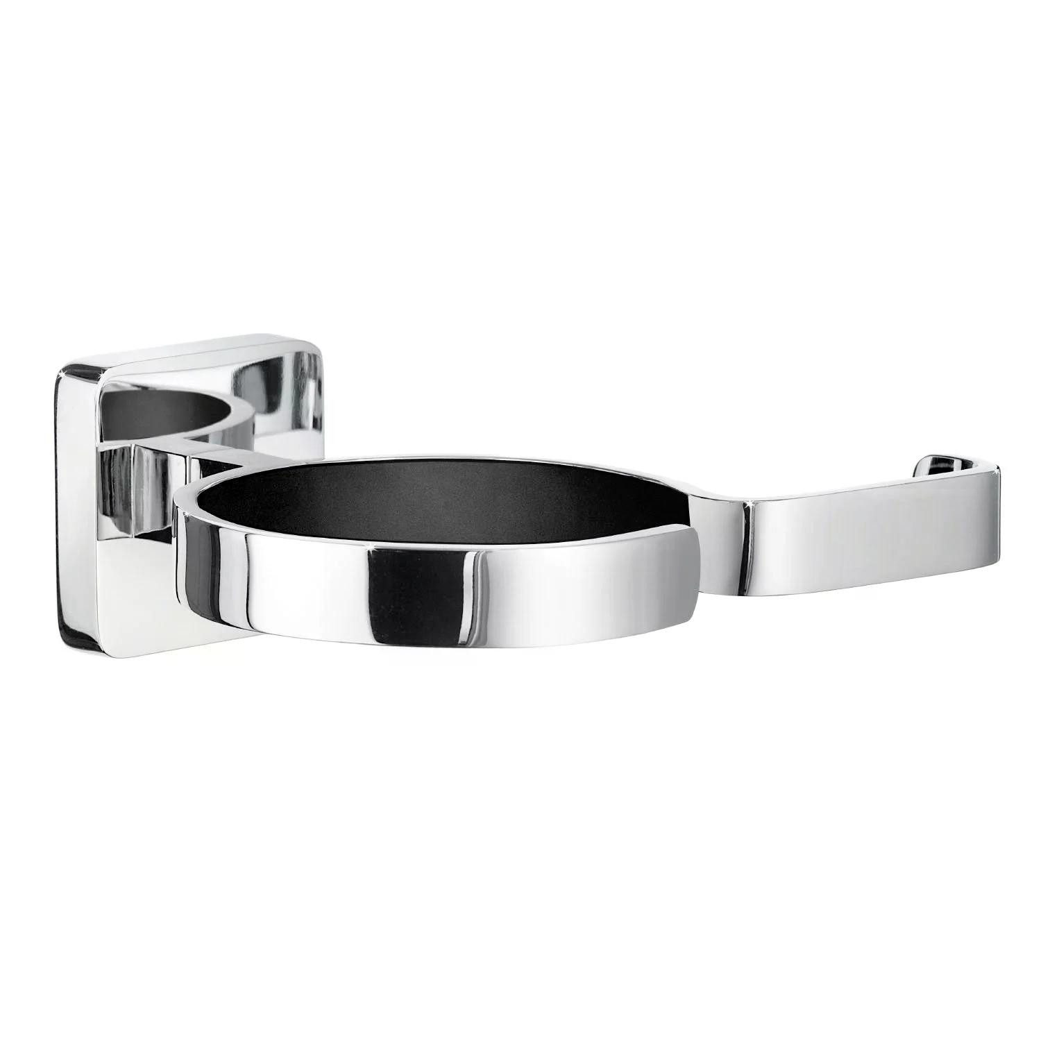 Smedbo Haartrocknerhalter und Glätteisenhalter OK 323, (Für Fön und Glätteisen, langlebig und korrosionsbeständig)