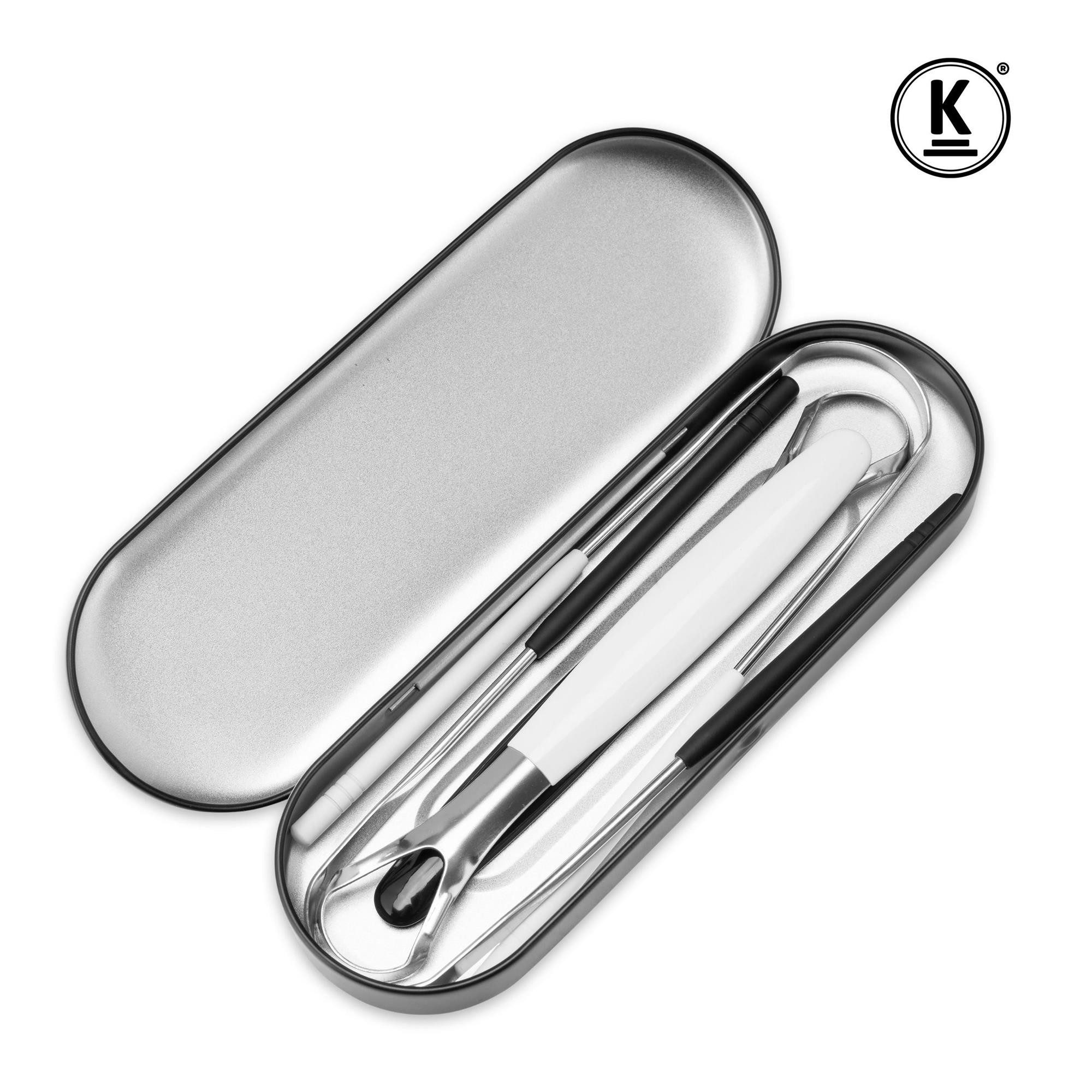 K-Pro Zungenreinigeraufsatz Zungenschaber, Zungenreiniger für frischen Atem, Set, 2er, zungenpflege mundgeruch, zungenreinigung tool