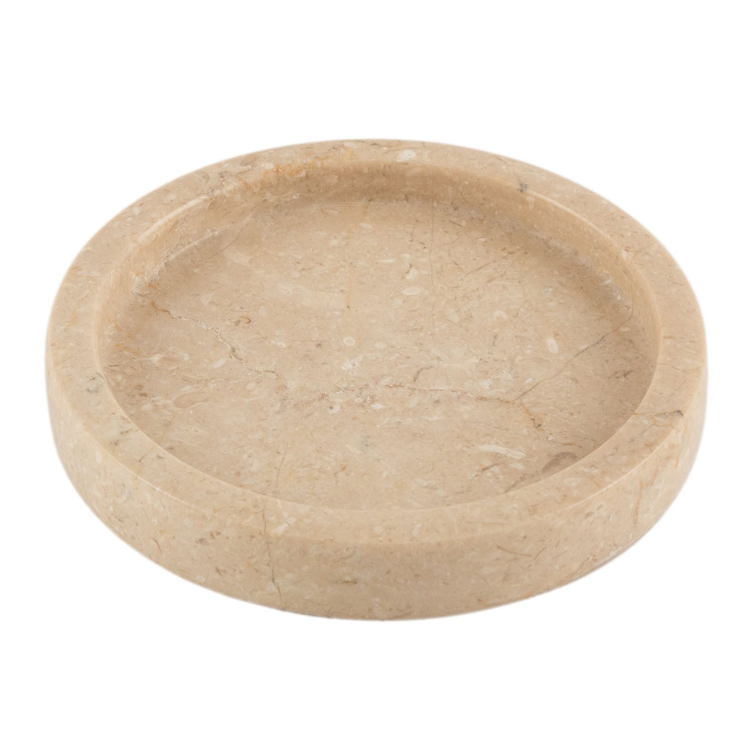 wohnfreuden Dekotablett Marmor Untersetzer 13 cm creme, 32984. € 9,90