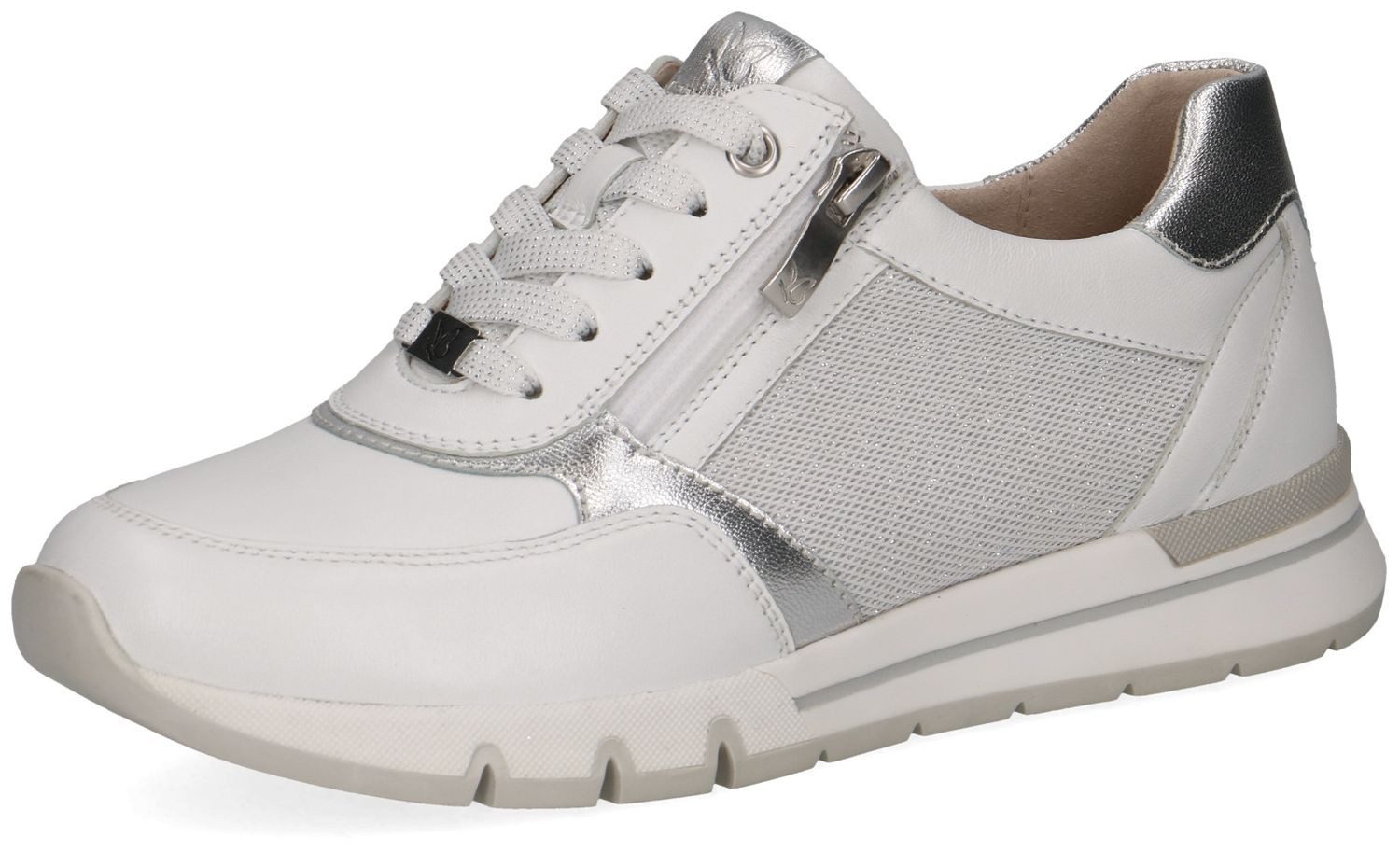 Caprice Caprice 23725 Lace-up shoe wide White/Silver Sneaker