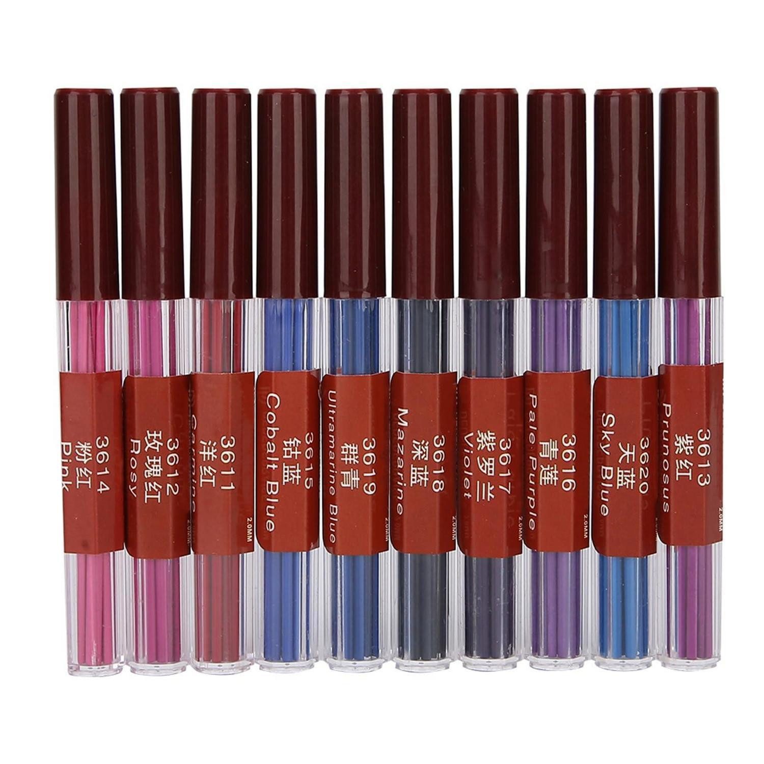 LuxusKollektion Druckbleistift Blei-Nachfüllungen 2,0mm bunt 80St.