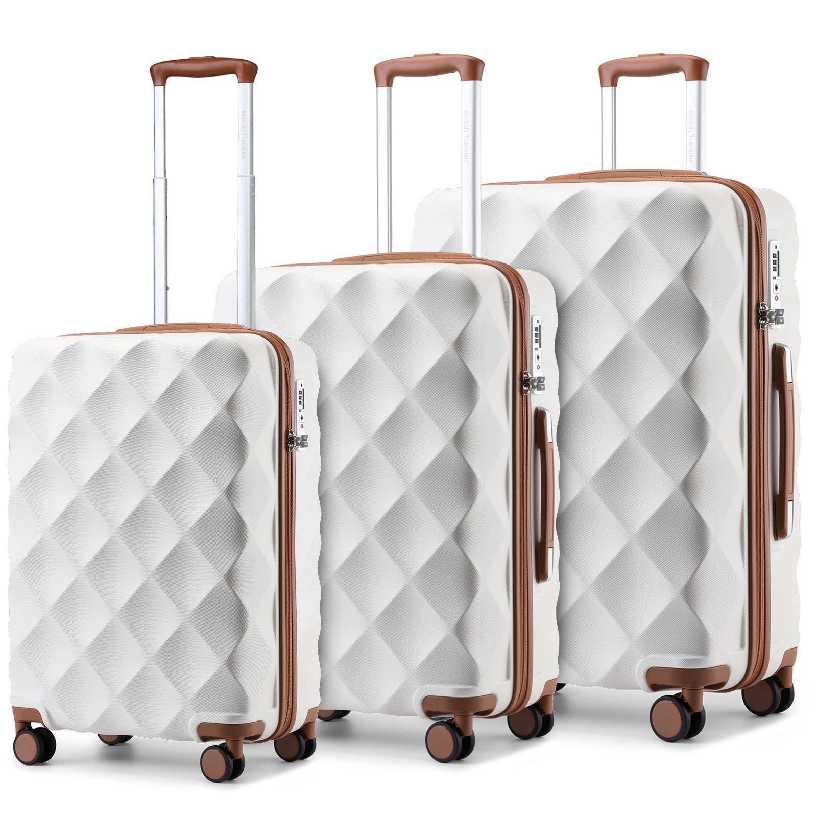 British Traveller Koffer ABS+PC Trolley mit günstig online kaufen