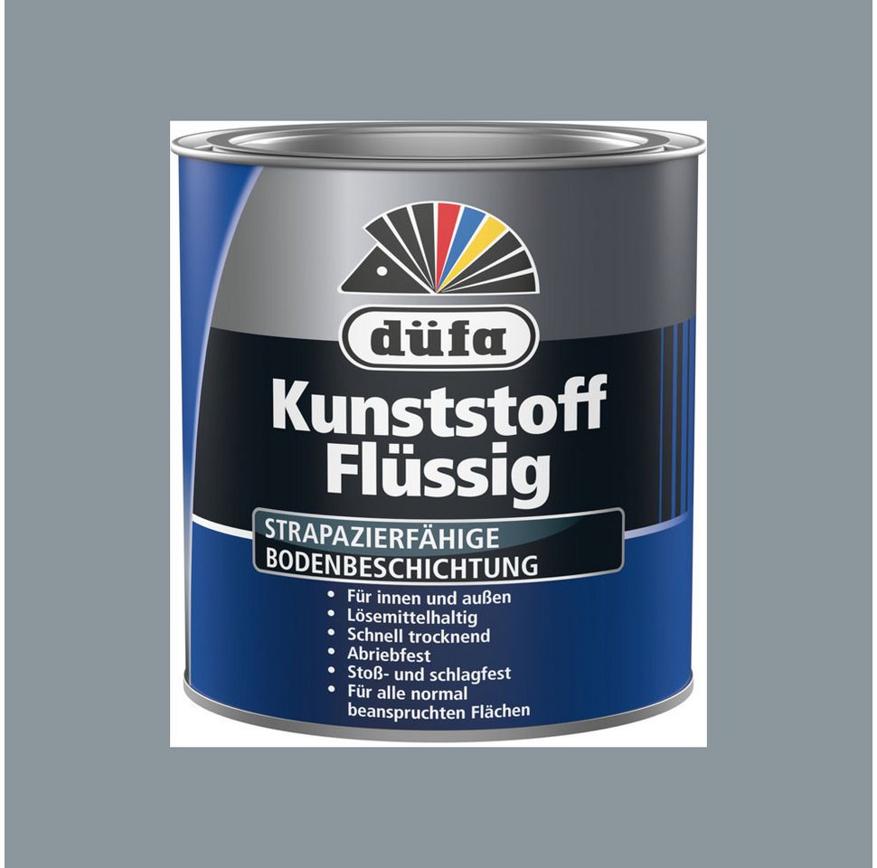 Thumbnail - düfa Acryl-Flüssigkunststoff Kunststoff Flüssig Grau 750 ml Flüssigkunststoff Matt, schützt den Untergrund vor Nässe und...
