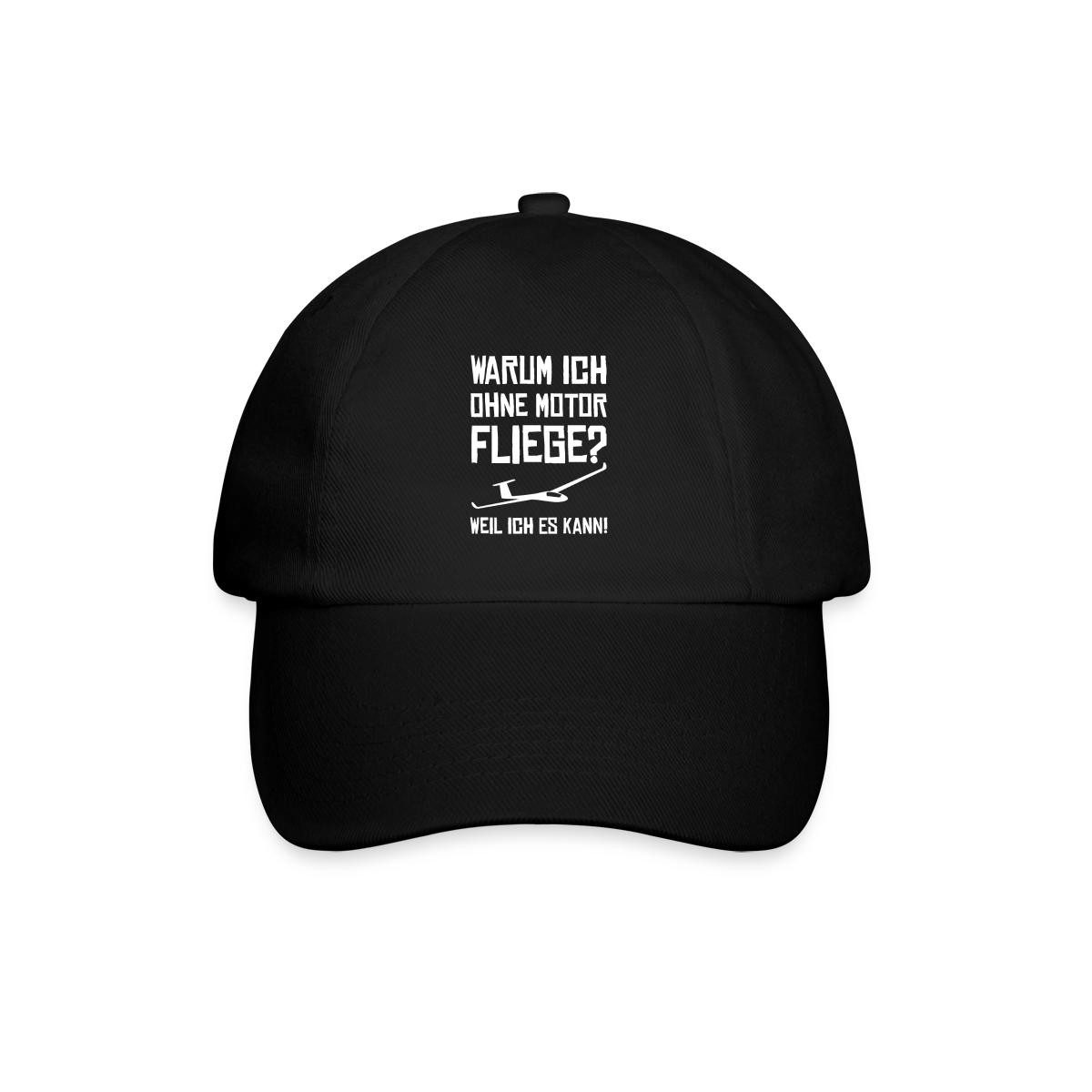 Baseball Cap Segelflugzeug Ohne Motor Weil Ich Es Kann Segelfliegen Baseballkappe