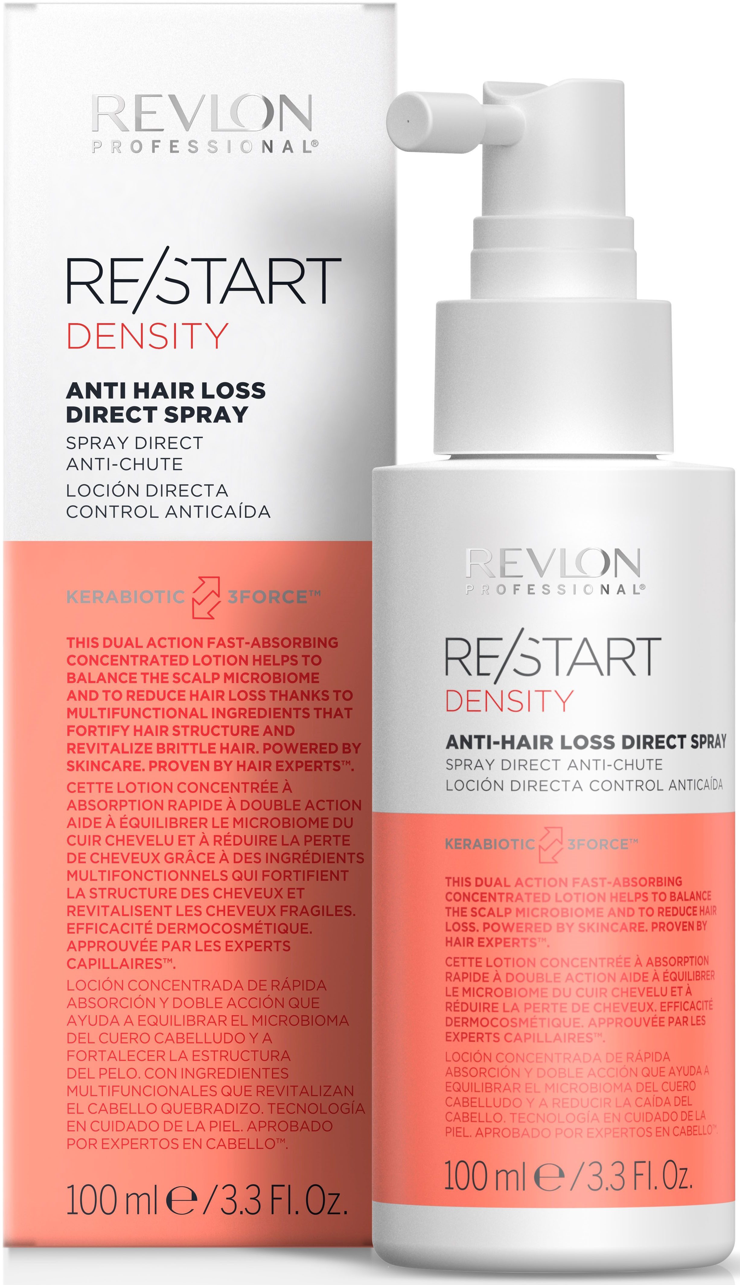 REVLON PROFESSIONAL Haarserum RE/START DENSTIY ANTI-HAIR LOSS DIRECT SPRAY, Vermeidet Haarausfall durch Haarbruch von schwachem, feinen Haar.