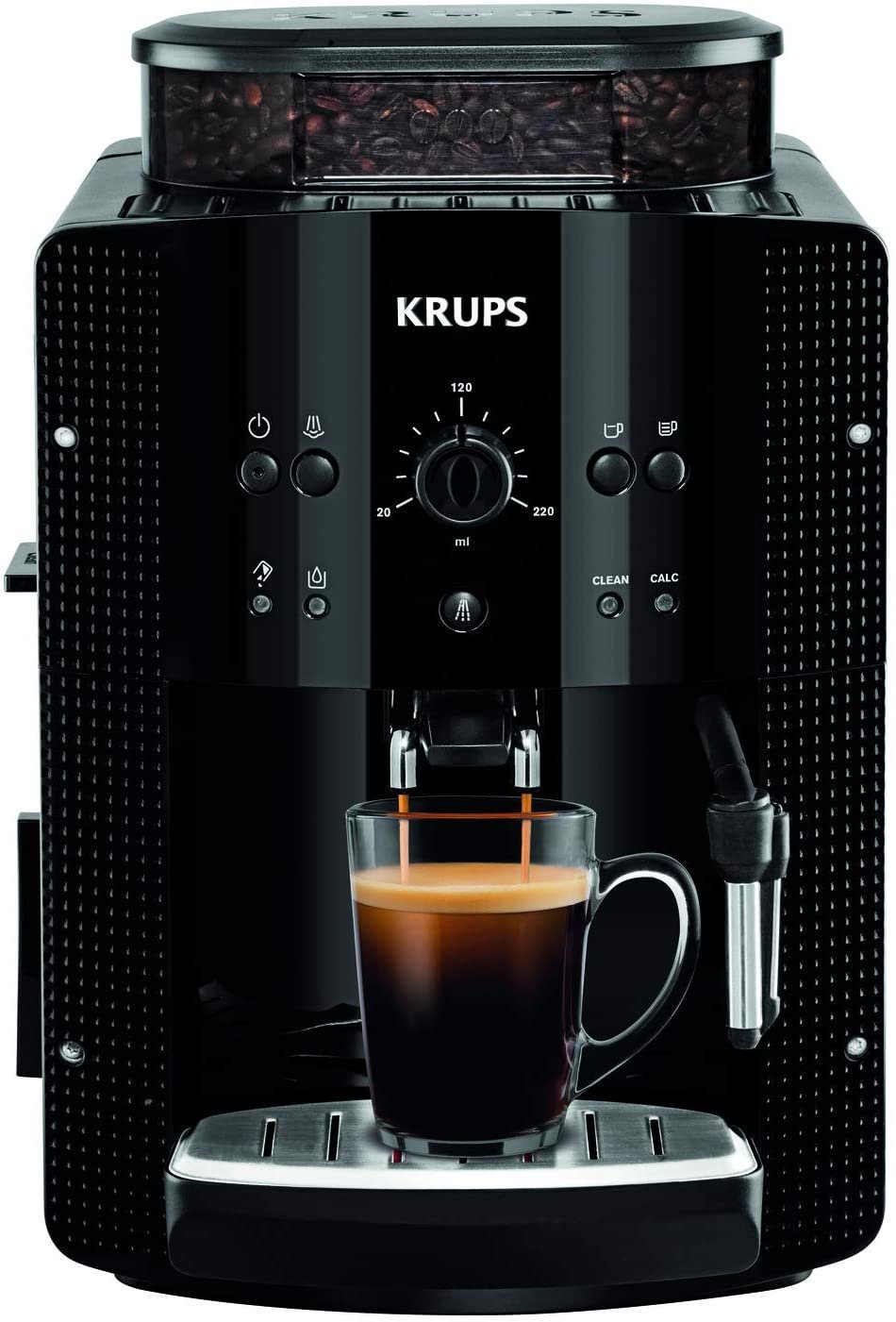 Krups Kaffeevollautomat, Maximale Höhe des Tassen-Bereichs: 10,5 cm;