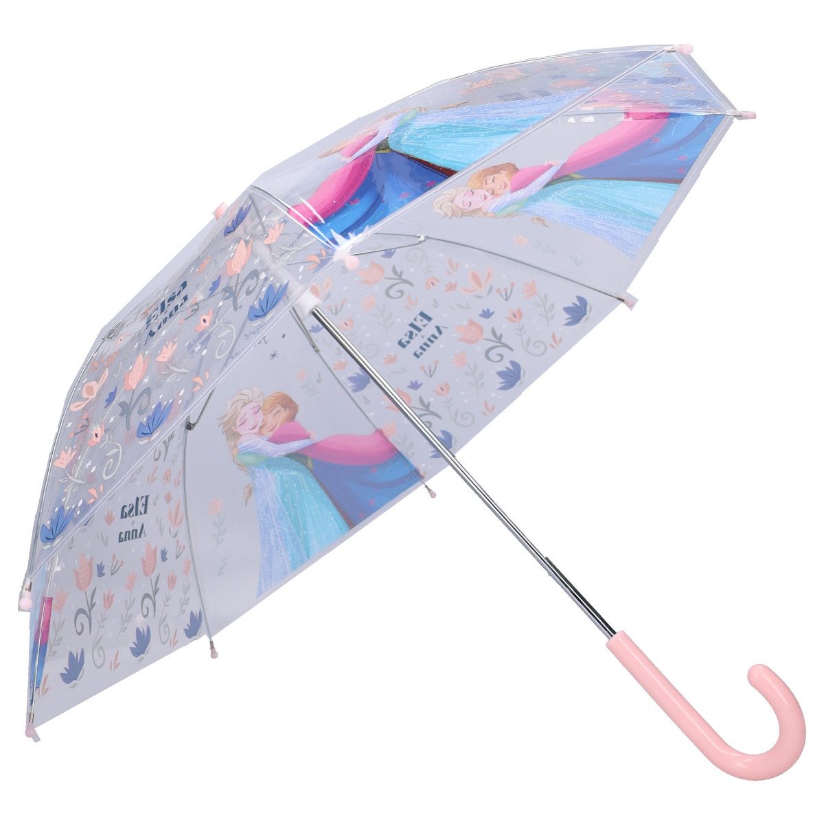 Disney Langregenschirm Frozen II Ø 71 cm Kinderregenschirm mit Elsa Anna Motiv