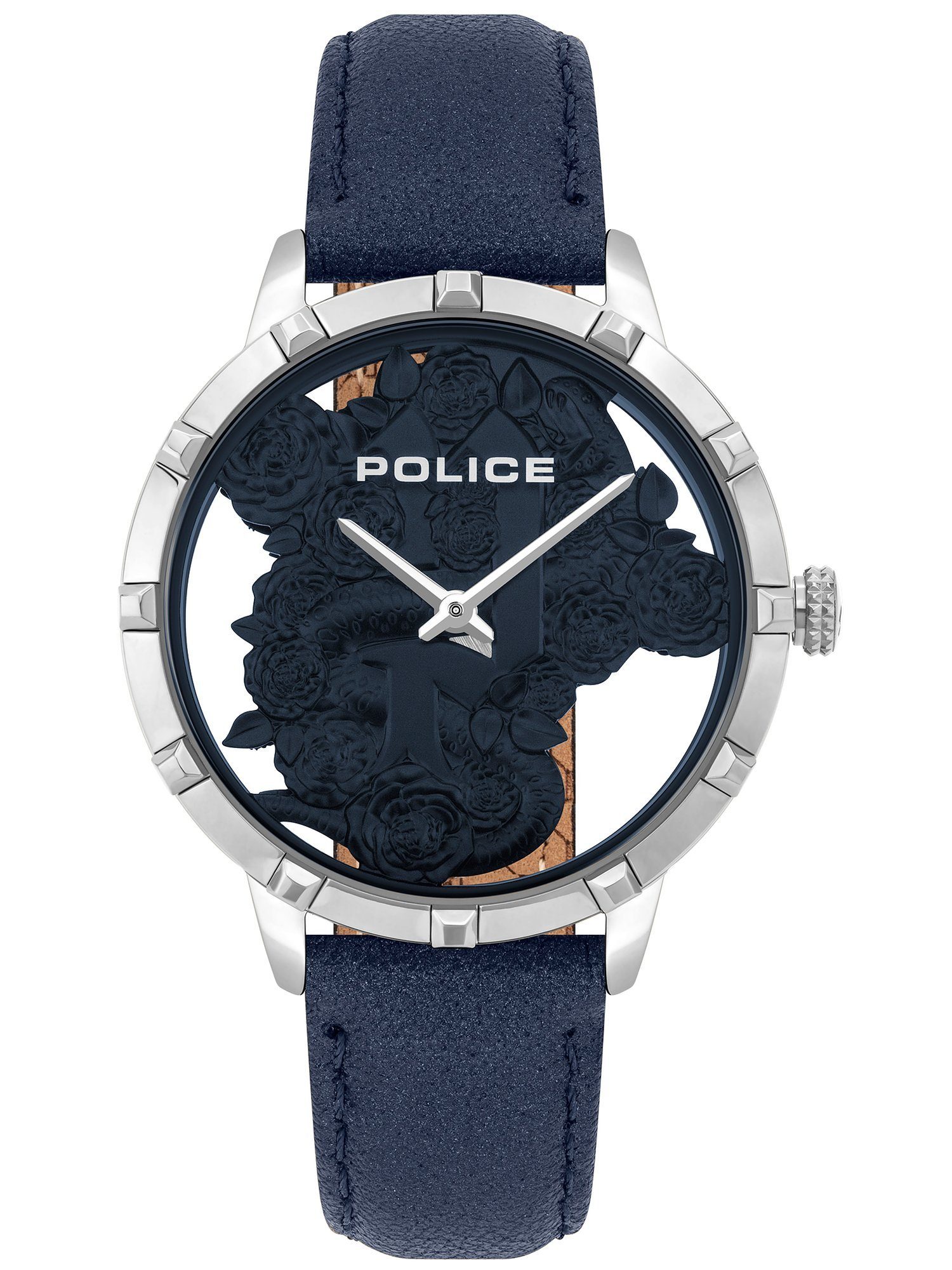 Police Quarzuhr Police Damen-Uhren Analog Quarz schwarz