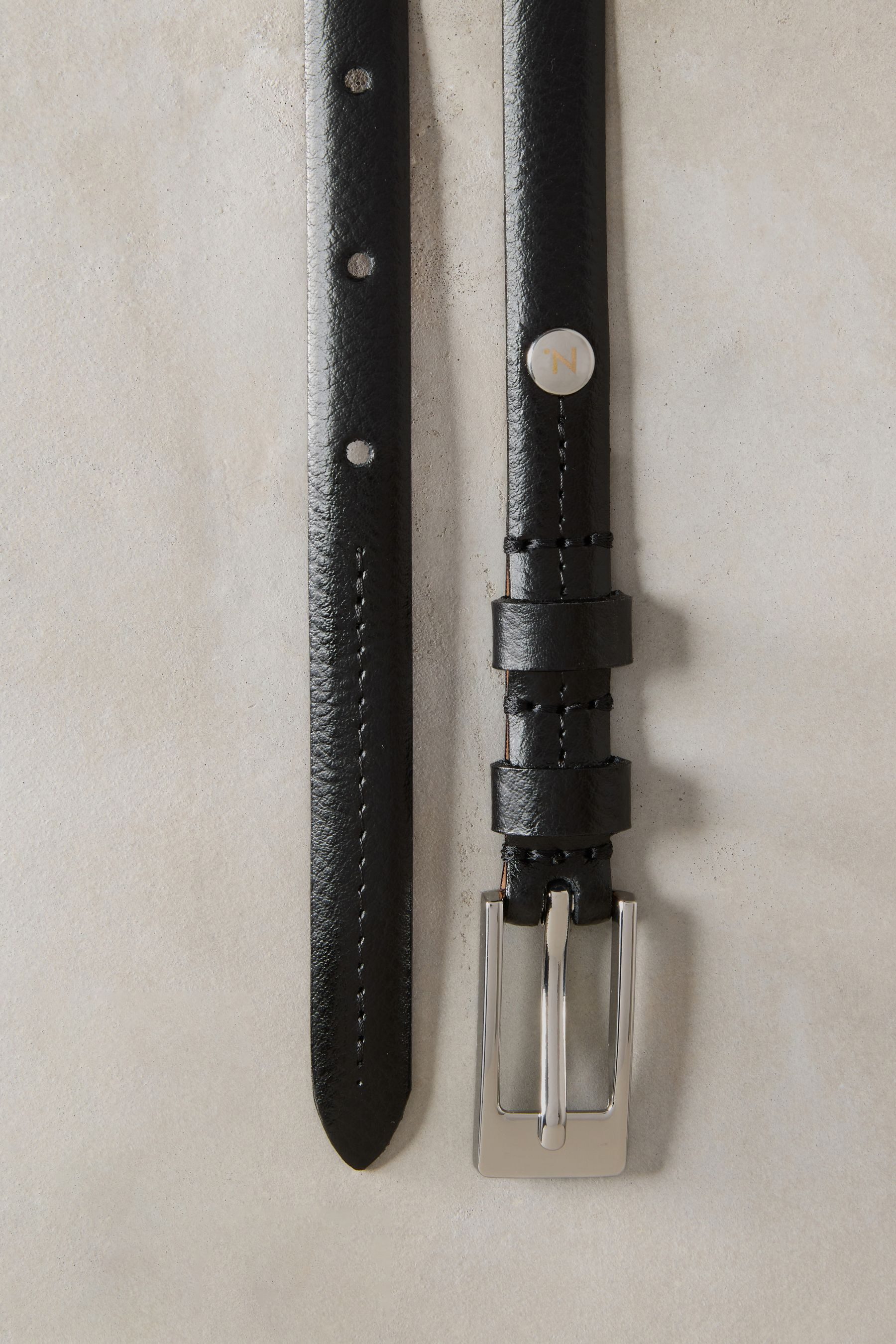 Next Ledergürtel Premium Skinny Ledergürtel, Made günstig online kaufen