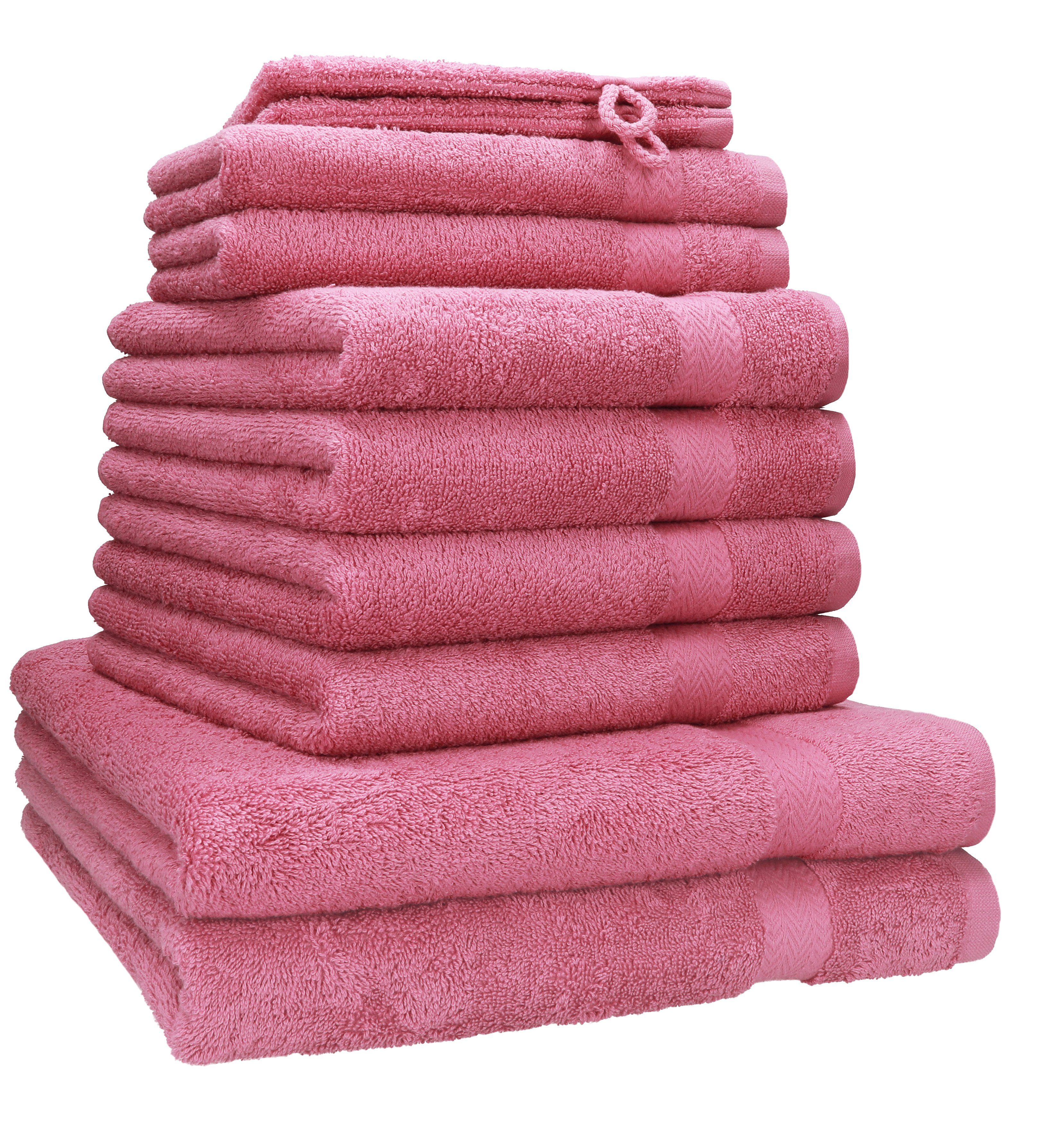 BETZ Handtuch Set 10-tlg. Handtuch-Set PREMIUM 100% Baumwolle (10-St), 100% Baumwolle mehr