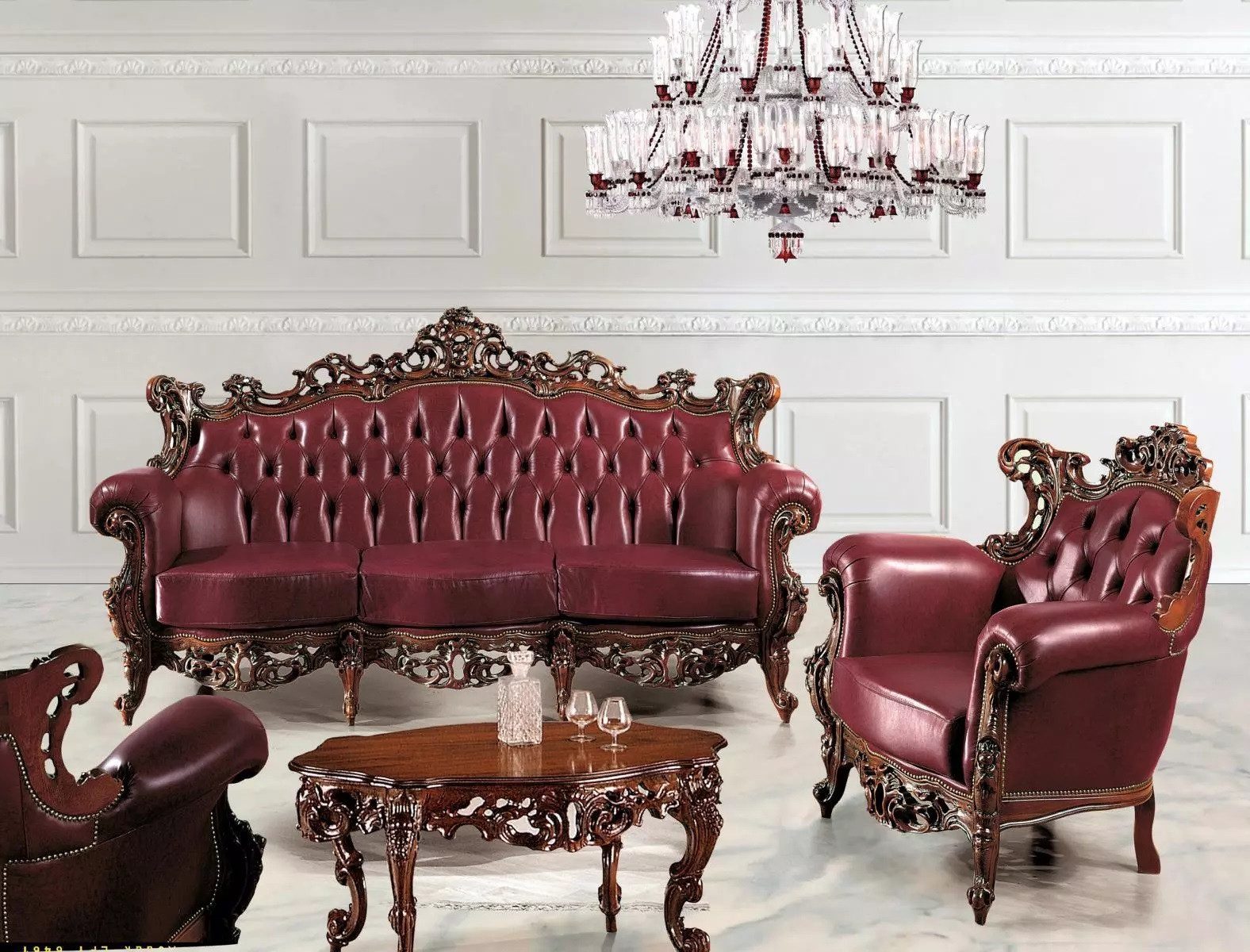 JVmoebel Polstergarnitur Elegante Couch mit Holz-Couchtisch in stilvollem Design, Made in Italy