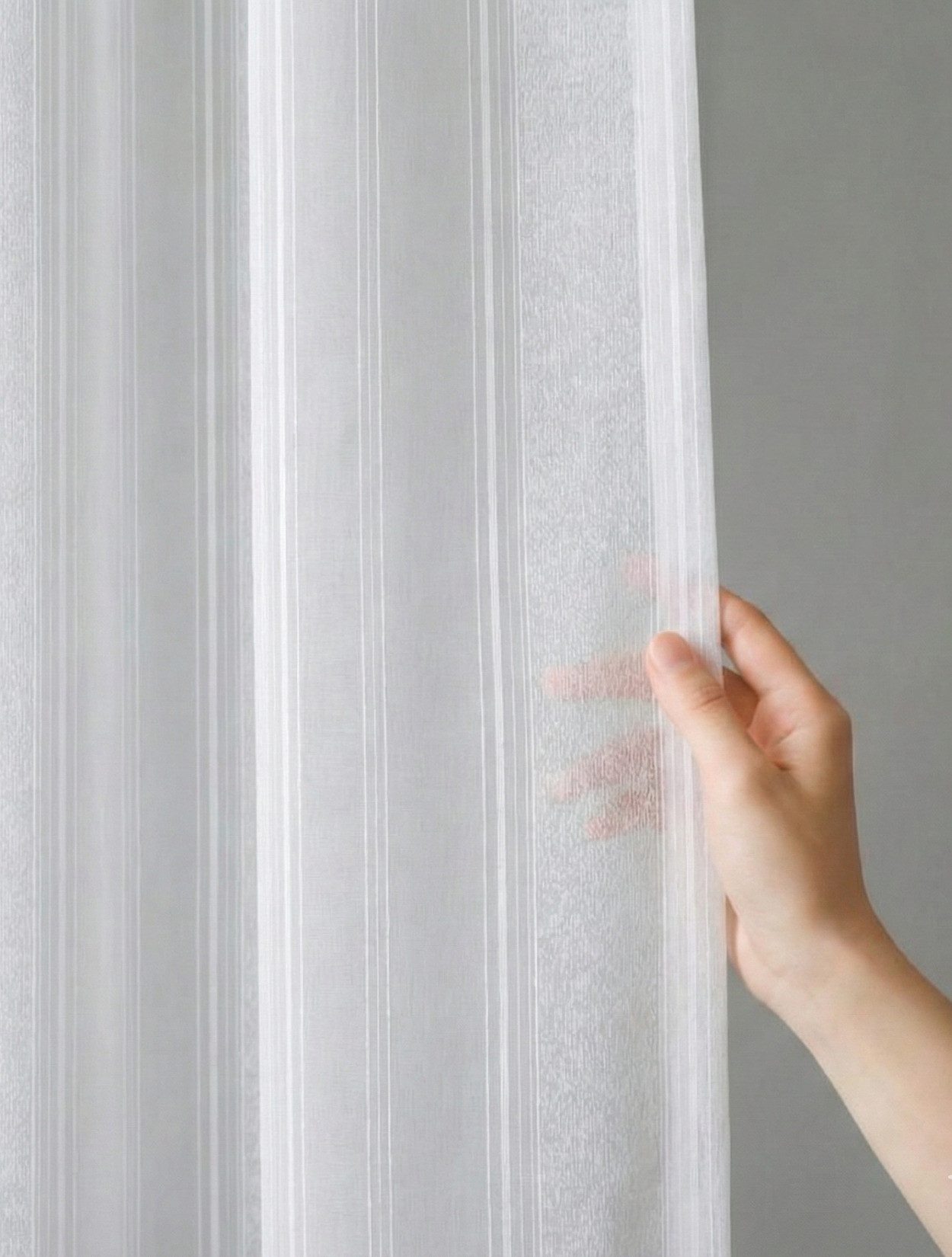 Wirth Gardine Gerty (1 St), Faltenband, halbtransparent, Sablé, Store