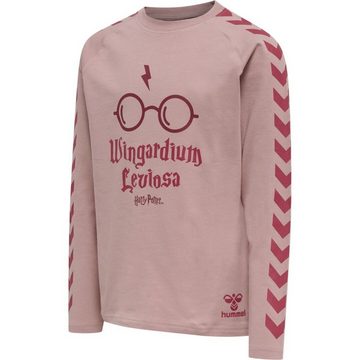 hummel Schlafanzug hmlHARRY POTTER CARO NIGHTSET (Set, 2 tlg., Oberteil und Hose) Chevrons Harry Potter Motiv