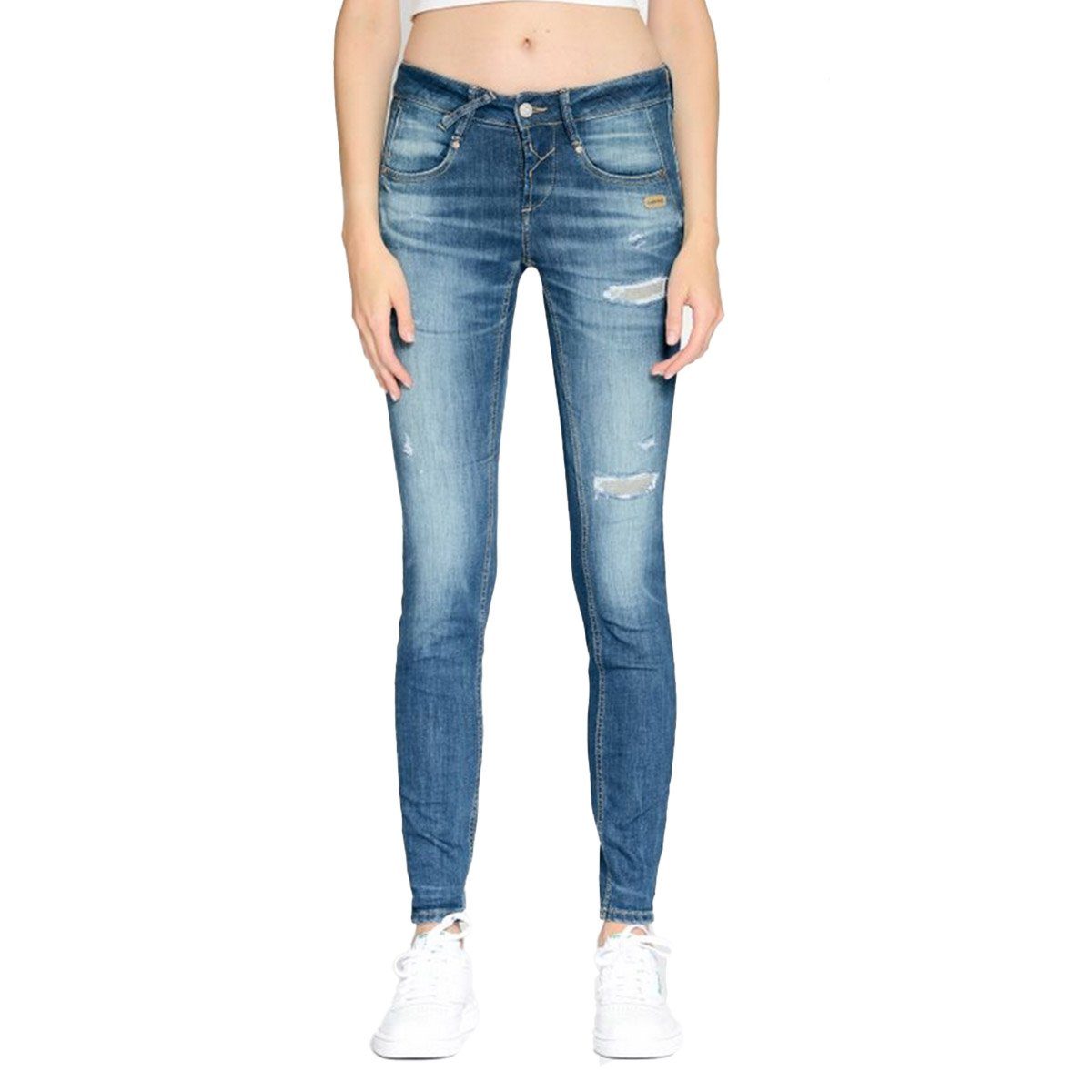 5-Pocket-Jeans 94Nele skinny fit - midflash destroy