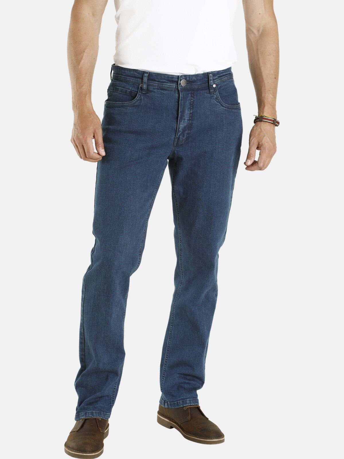 Jan ALMIN dunkelblau Stretchanteil Vanderstorm mit 5-Pocket-Jeans