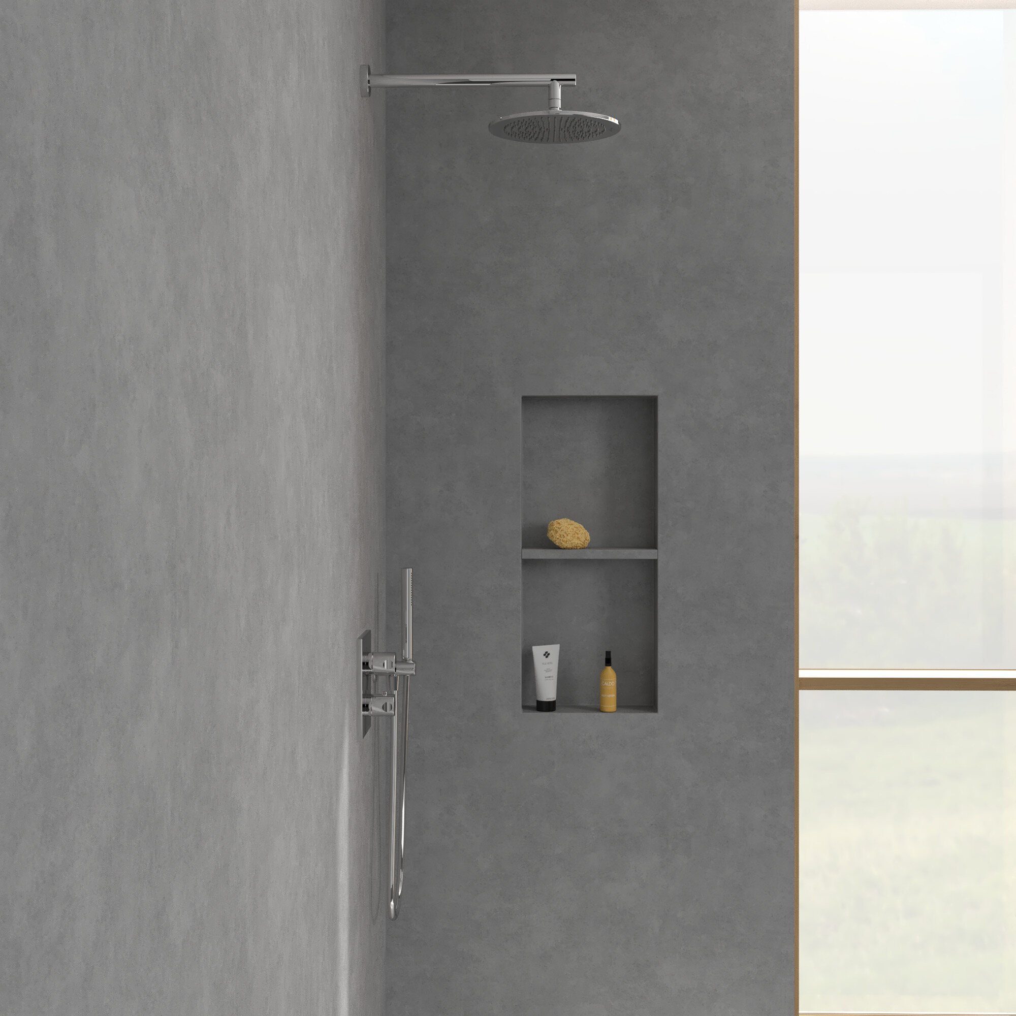 Villeroy & Boch Regenduschkopf Universal Showers, Regenbrause 250 mm, Rund - Chrom