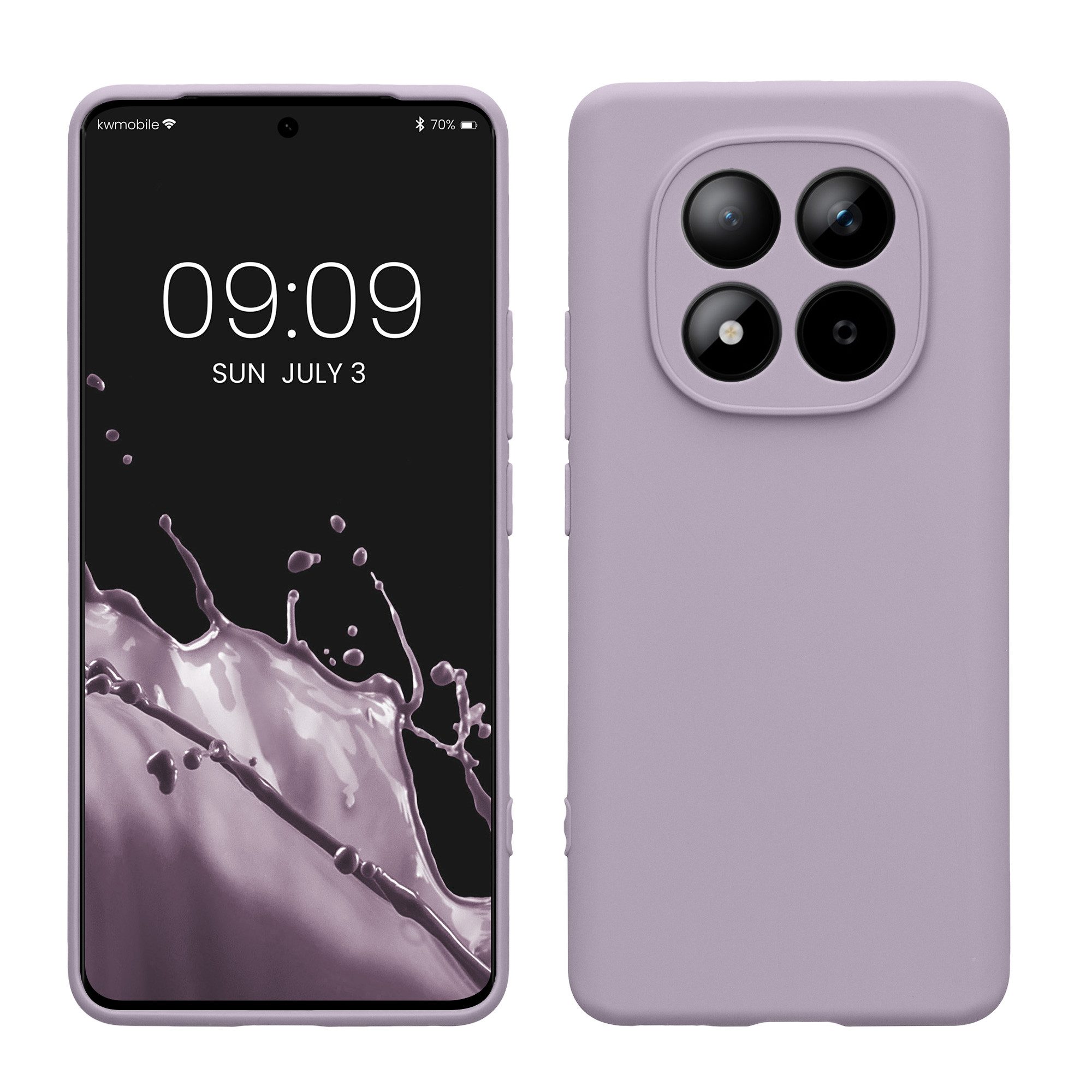 kwmobile Smartphone-Hülle Handyhülle für Xiaomi Redmi Note 15 4G / 5G / Poco M8 5G Hülle, Weiches Handy Silikon Case - Schutzhülle Cover