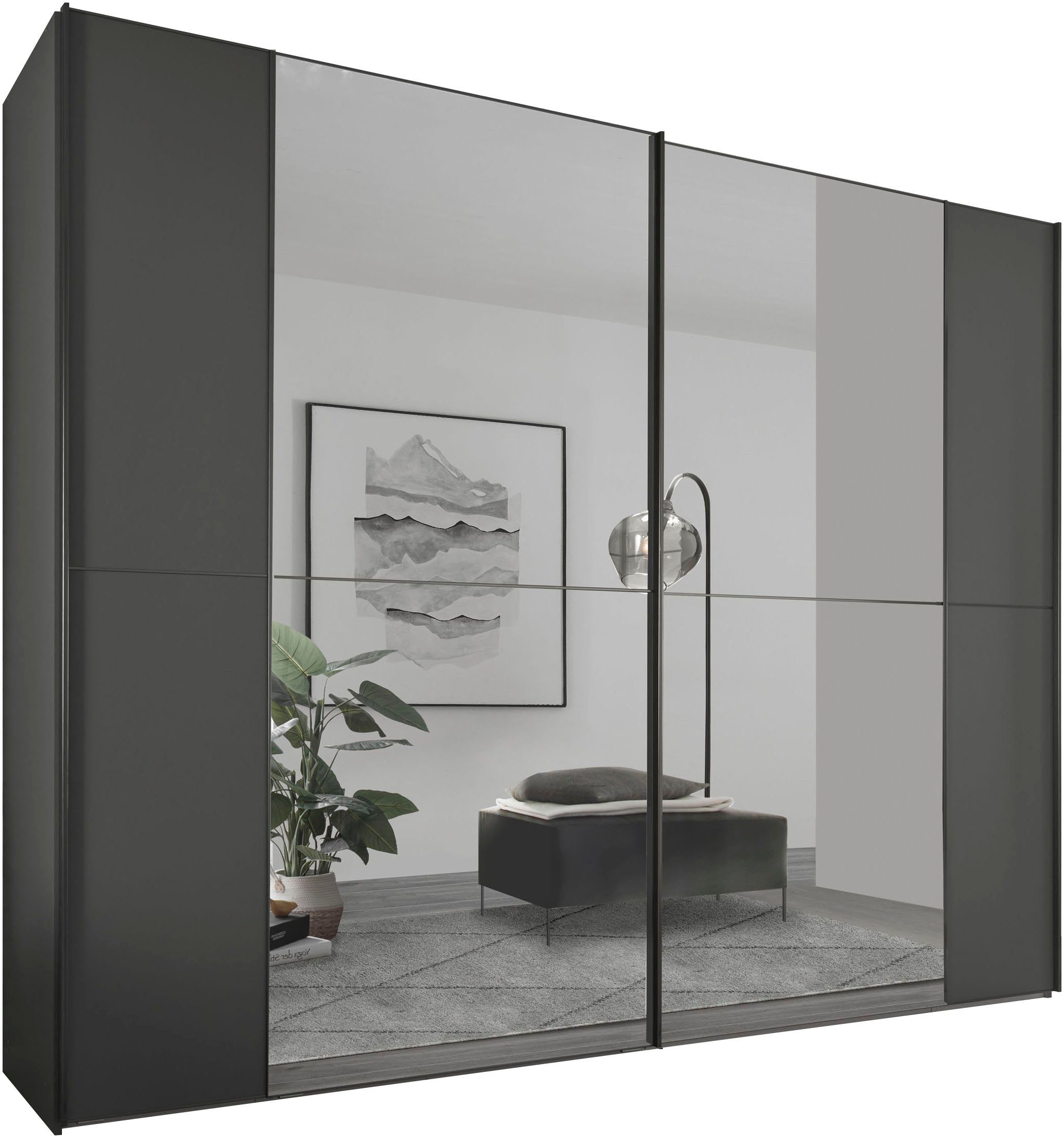 STAUD Schwebetürenschrank Sonett 220G, Made in Germany, mit vier verschiedenen Ausstattungsvarianten