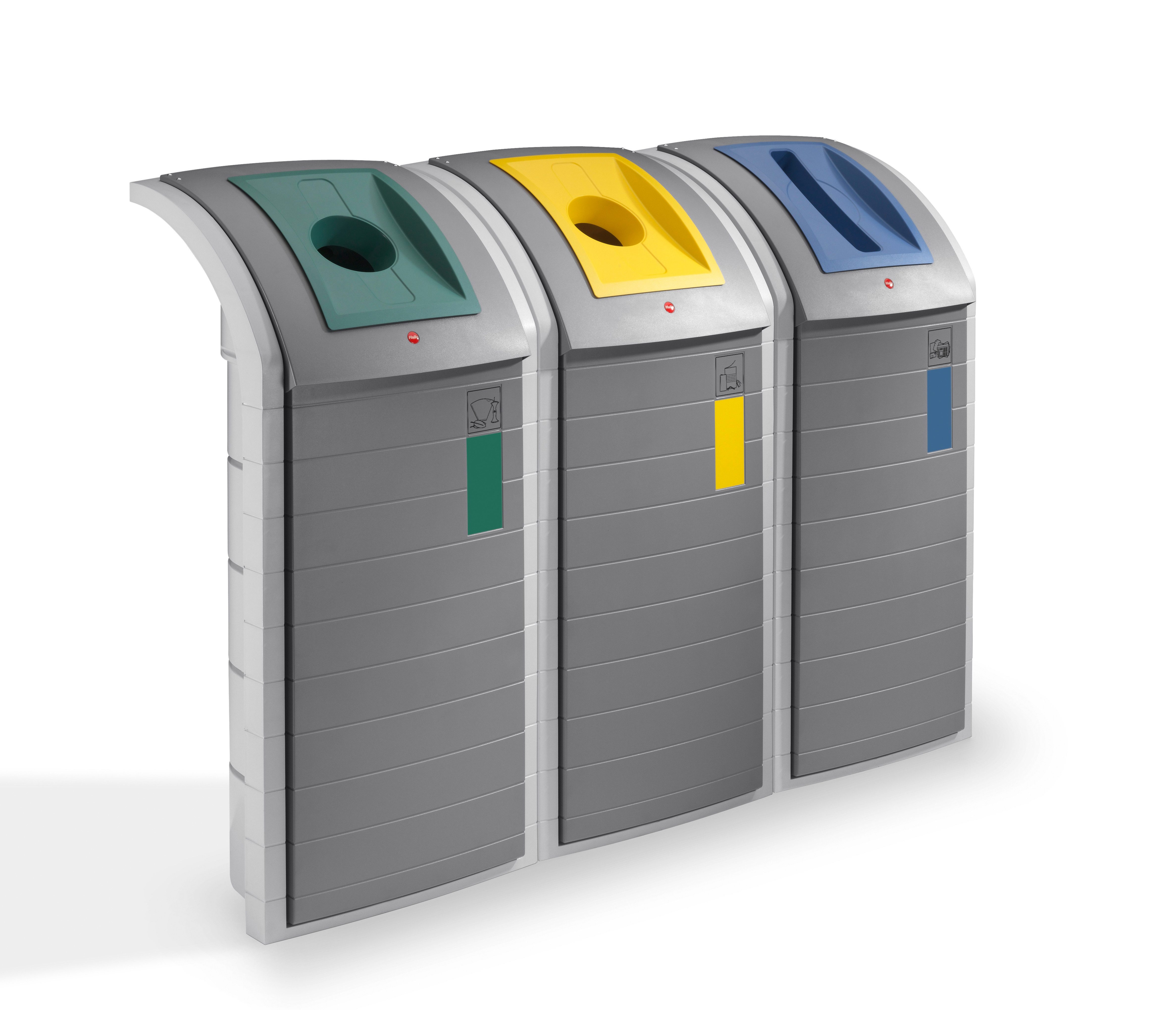 Hailo Mülleimer ProfiLine WSB Design Plus XXXL, Kunststoff, 120 Liter
