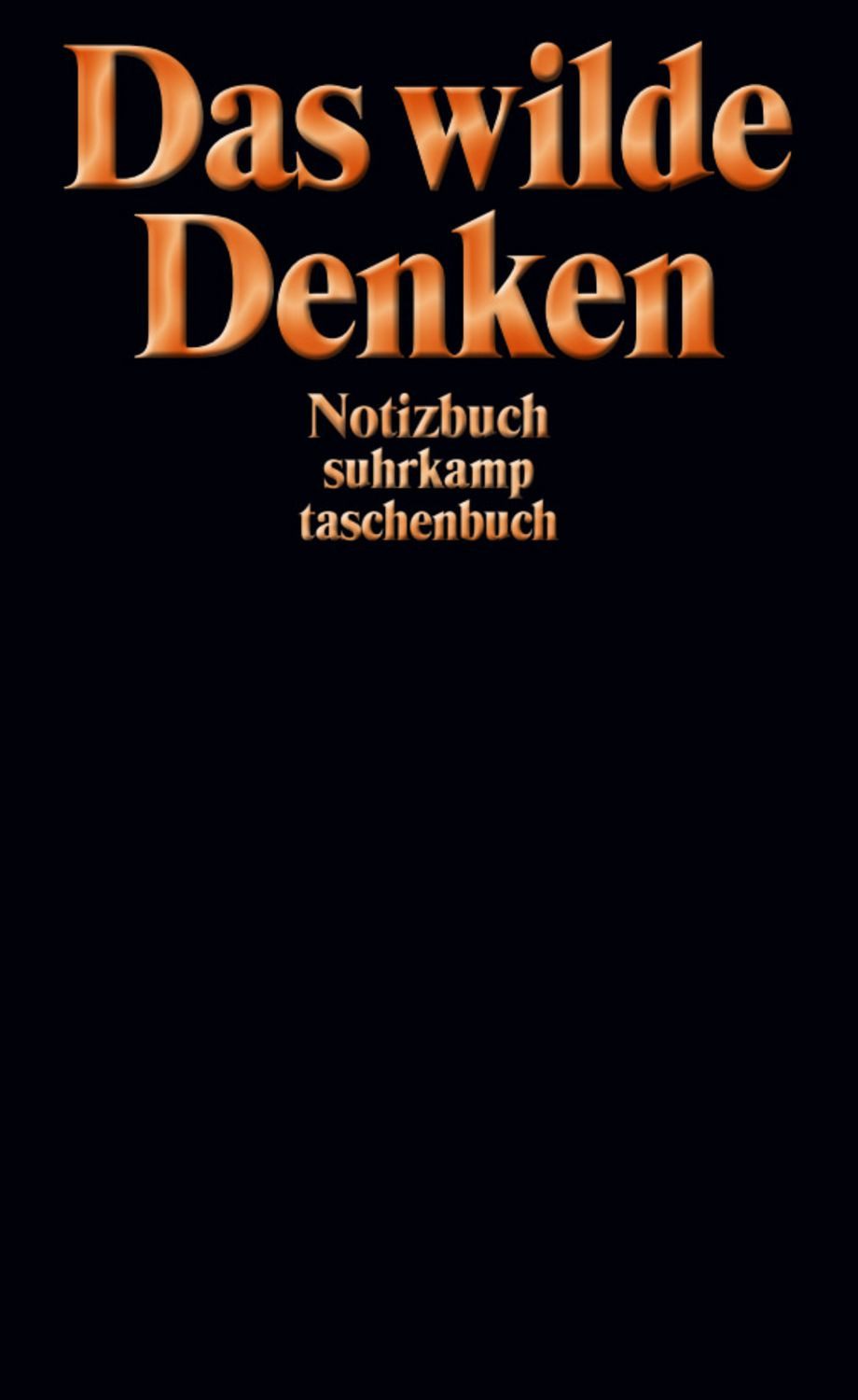 Suhrkamp Verlag Tagebuch Notizbuch »Das wilde Denken«