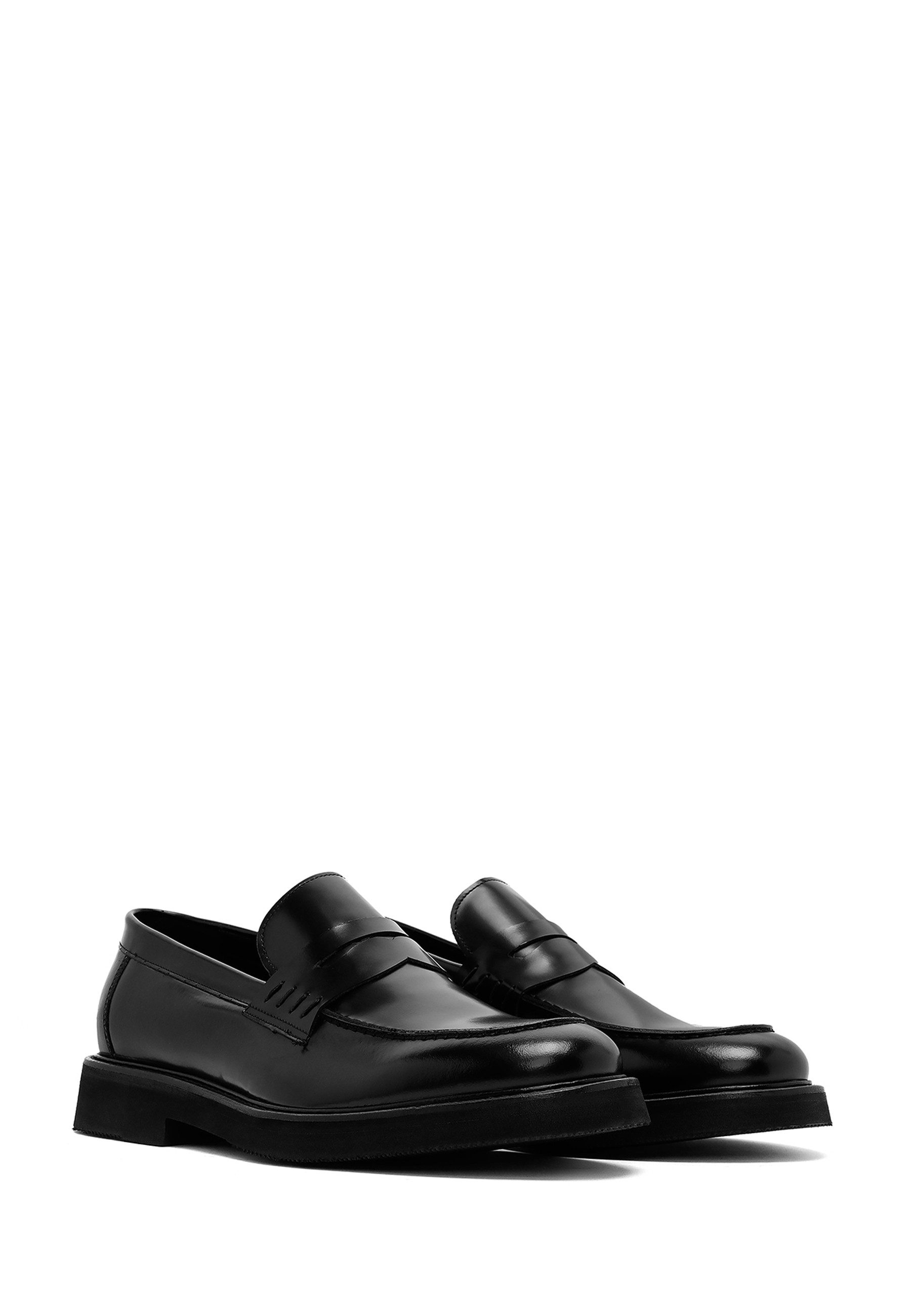 Derimod Lässige Loafer aus Leder Loafer Echtes Leder, Komfort-Innenfutter, EVA-Sohle, Slip-On-Stil