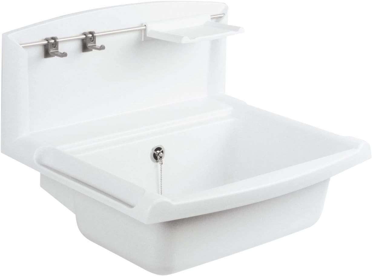 SANIT Waschbecken SANIT / ABUSANITAIR Ausgussbecken Multiset,Spritzschutzrü günstig online kaufen