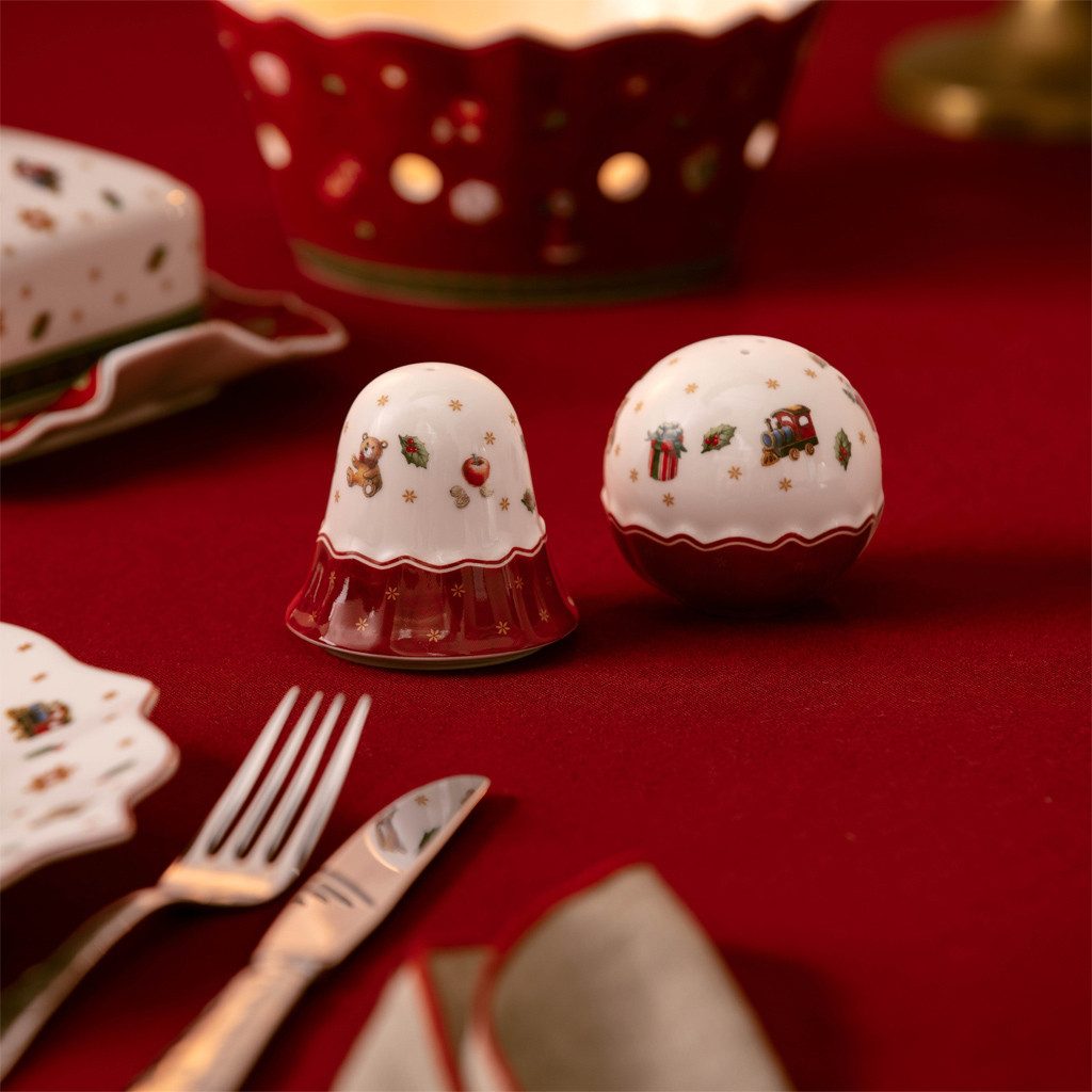 Villeroy & Boch Salz- / Pfefferstreuer Toy's Delight Salz- und Pfefferstreuer, (Set, 2-tlg), Premium Porcelain, 2 Stck, Handwäsche empfohlen