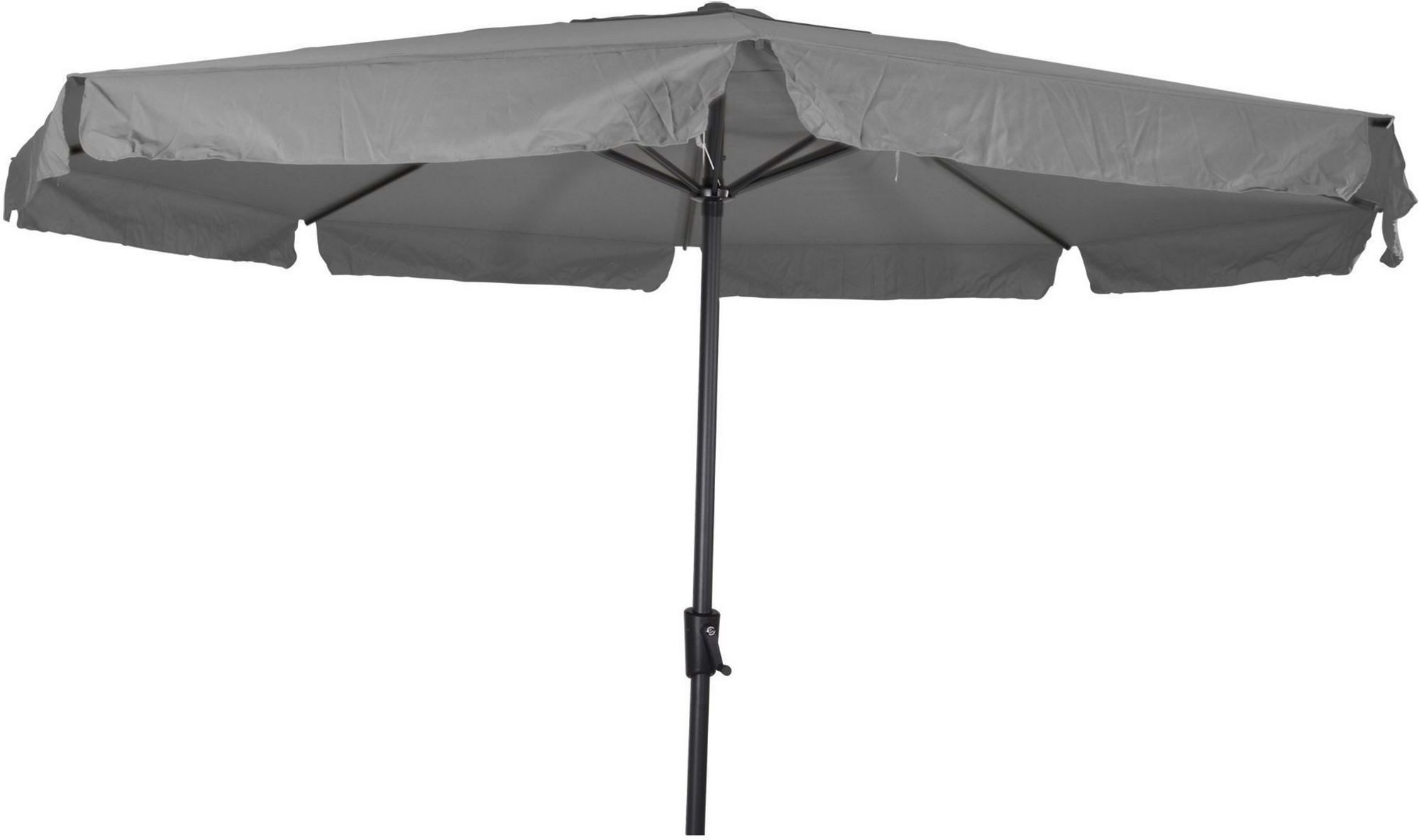 Lesli Living Sonnenschirm Lesli Living Sonnenschirm "Libra Grey" Grau Ø 3,5 m mit UV-Schutz 30+