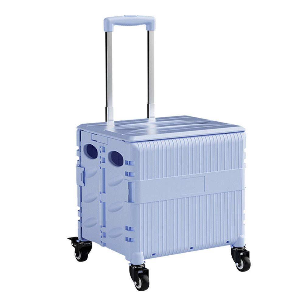 GLIESE Einkaufstrolley 45L Klappbarer Einkaufswagen mit 4 Schwenkrädern für günstig online kaufen