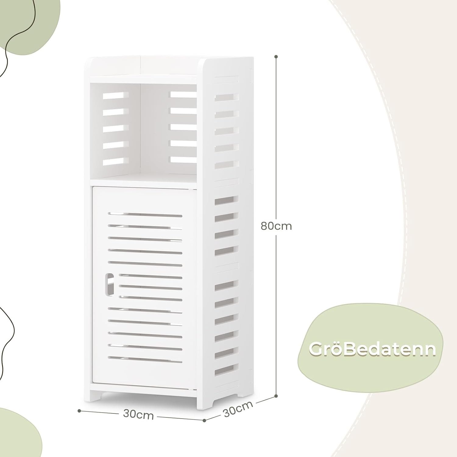 Dripex Beistellschrank Badezimmerschrank, Badschrank schmal, Beistellschran günstig online kaufen