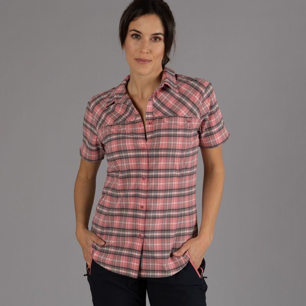 CMP Outdoorbluse Woman Shirt Stretchshirt mit Dry Function und Odor Inhibiting Behandlung für