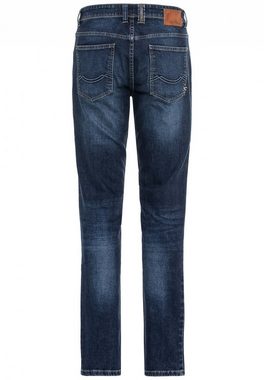 camel active 5-Pocket-Jeans Woodstock Relaxed Fit Jeans Herren 5-Pockets Style