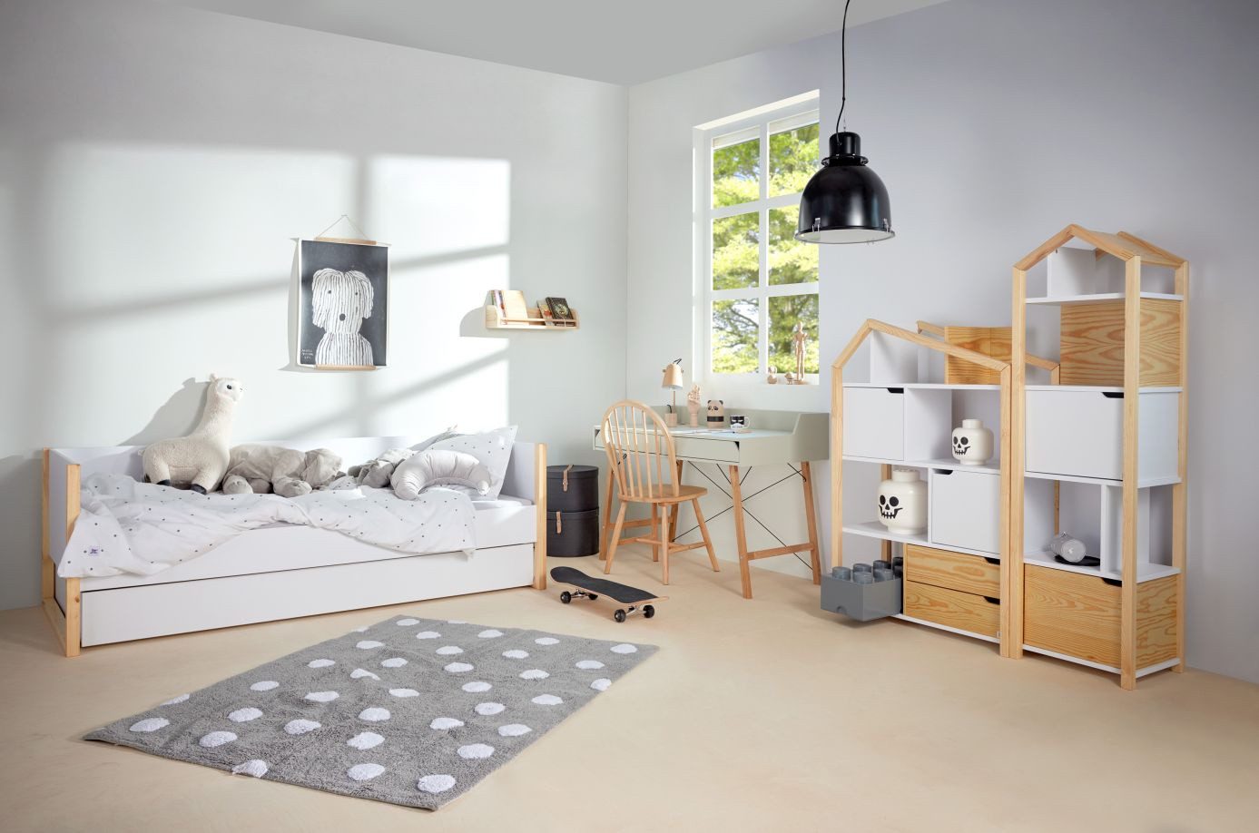 Raumhirsch Furniture Kinderschreibtisch Lotta – Jugend-Schreibtisch mit modernem & funktionalem Look
