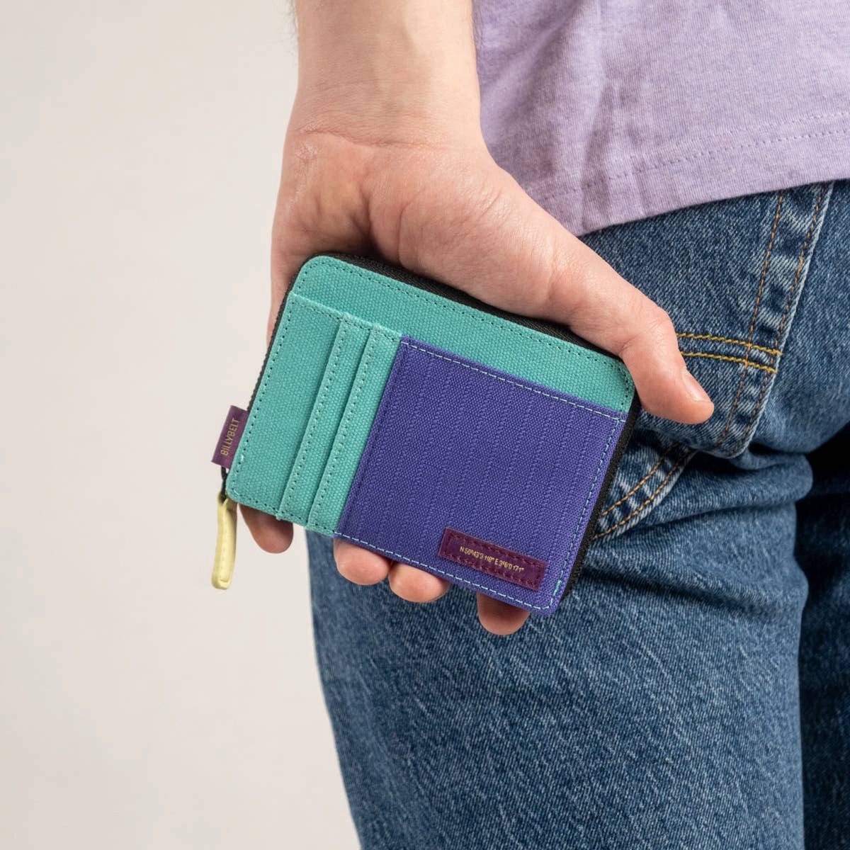 suebidou Geldbörse Tolle kompakte Brieftasche aus Canvas mehrfarbig, multicolor, kompakt