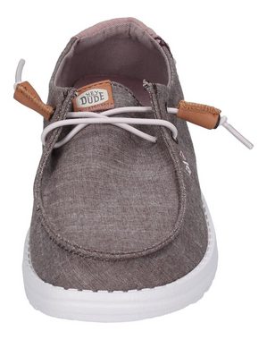 Hey Dude WENDY Chambray Boho Schnürschuh Black