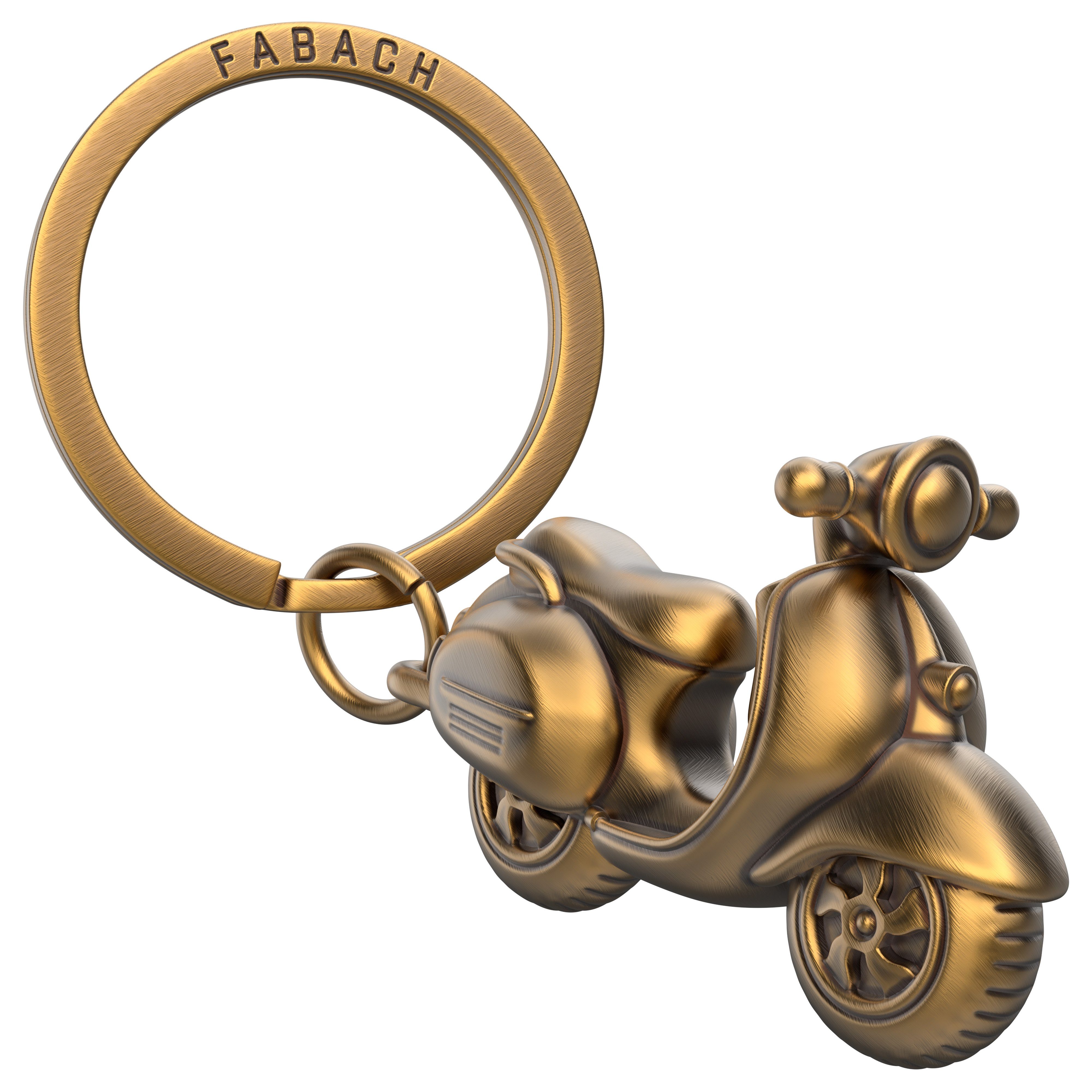 FABACH Schlüsselanhänger "Vespa" - Geschenk für Rollerfahrer und Vespa Fans Antique Bronze