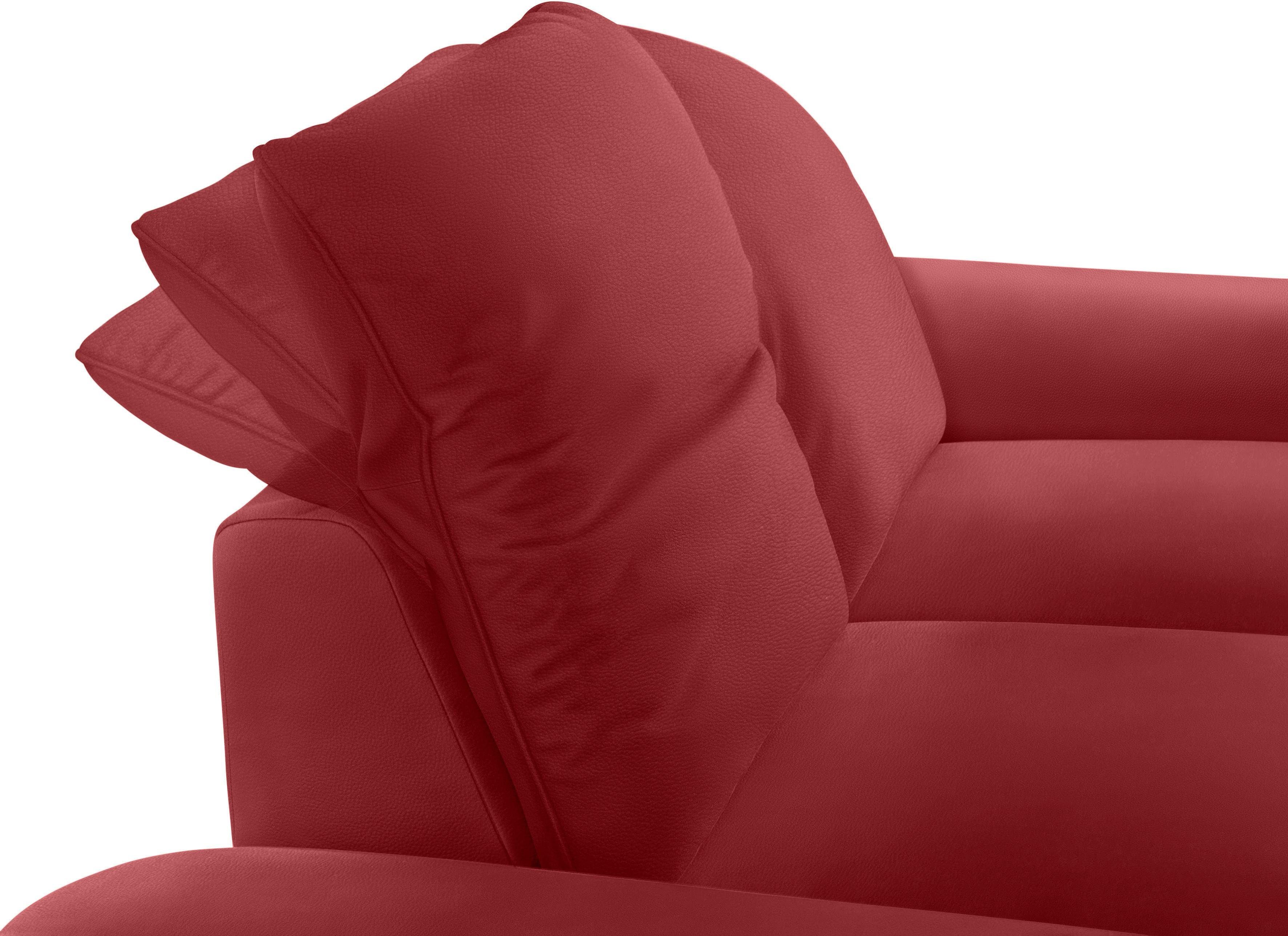 W.SCHILLIG 2-Sitzer enjoy&MORE, mit 202 Breite silber cm Sitztiefenverstellung, Füße matt