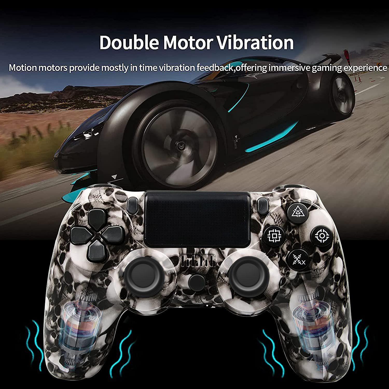2. Bild von Vaxiuja »Gamepad für PS4, Wireless Game Controller, Bluetooth Verbindung« Gamepad