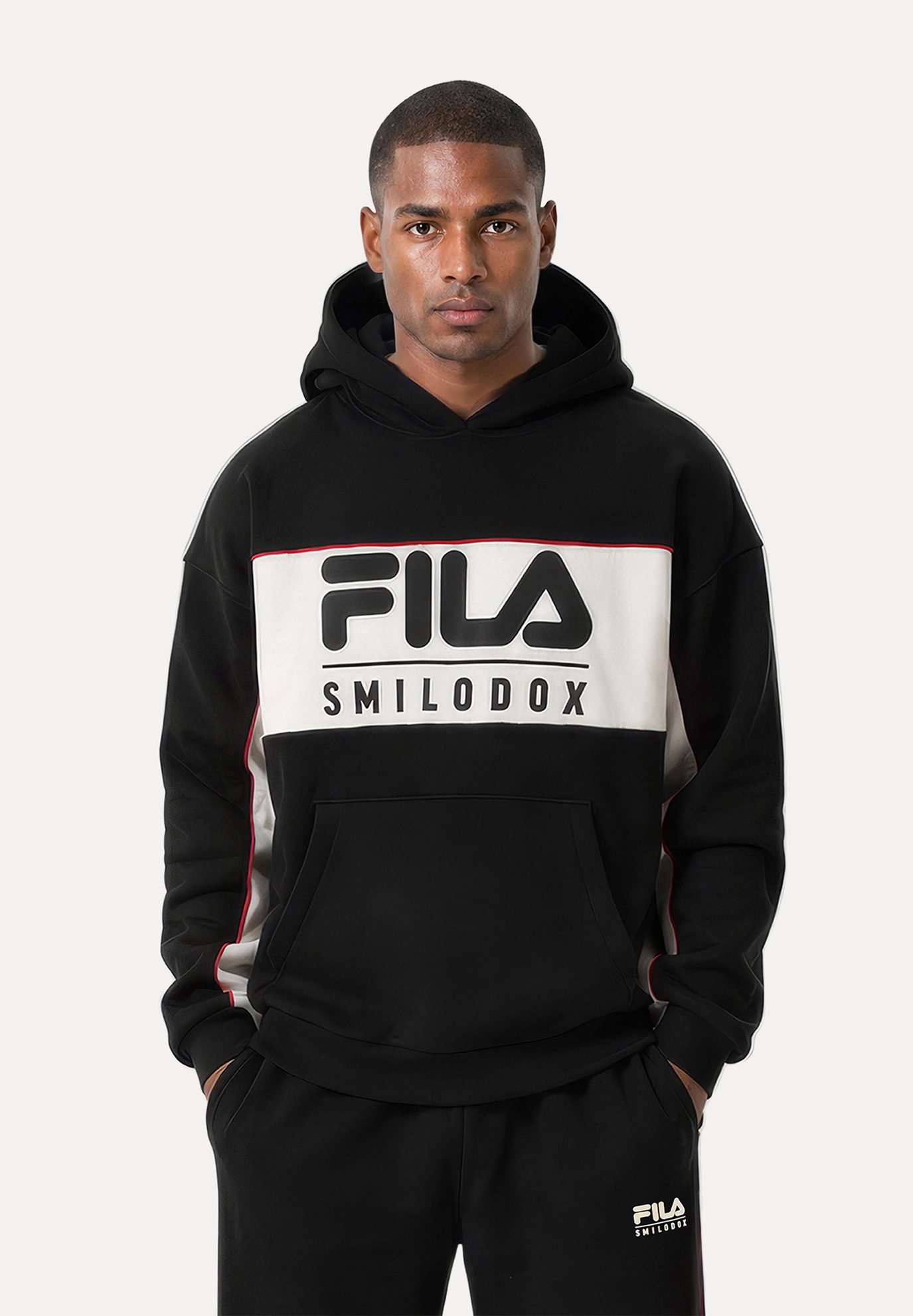 Hoodie Tremiti Herren, FILA Pullover Oversize, Logo, Streetwear