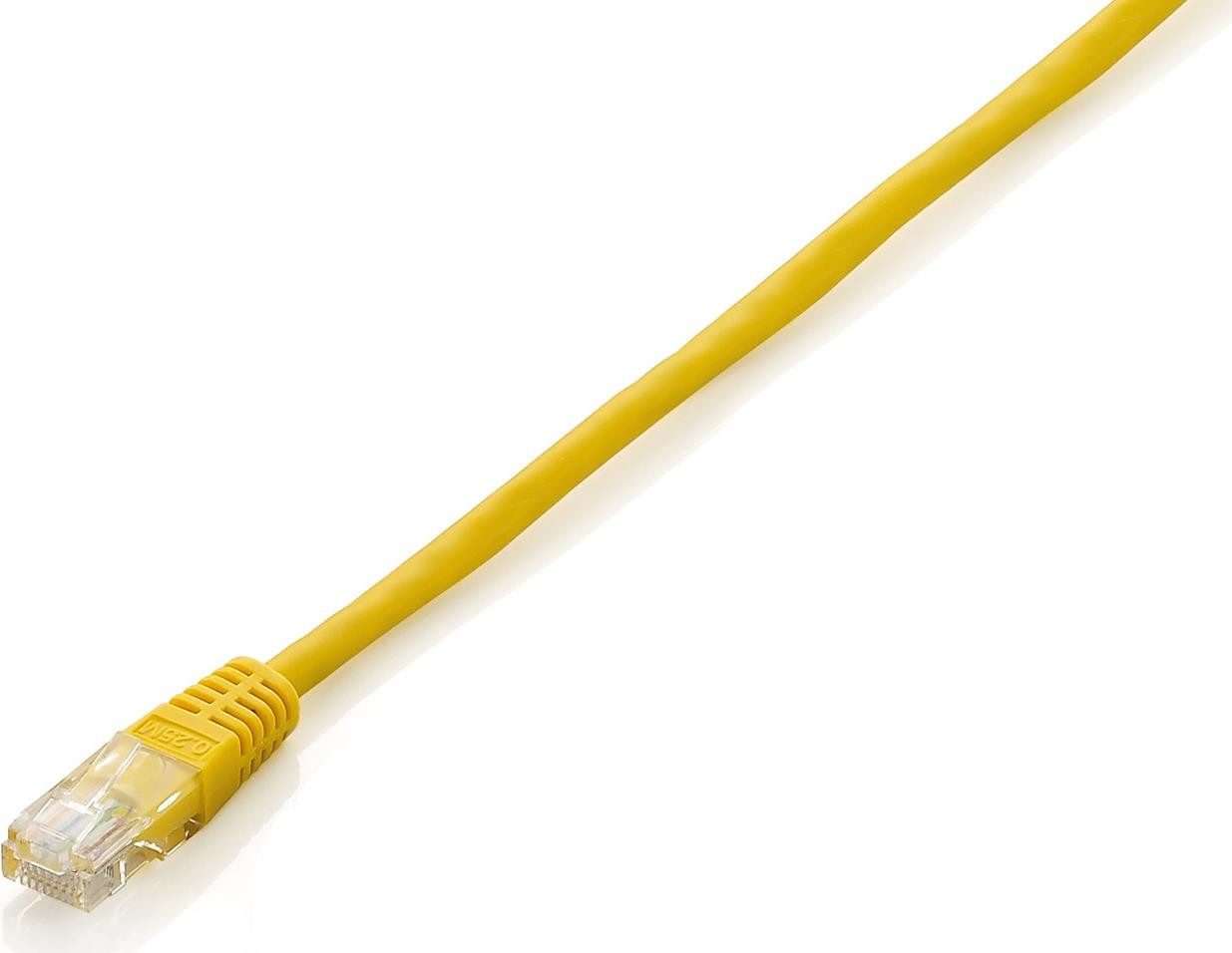 EQUIP CCA Patchkabel U/UTP 2xRJ45 Cat.6 gelb 20m Netzwerkkabel
