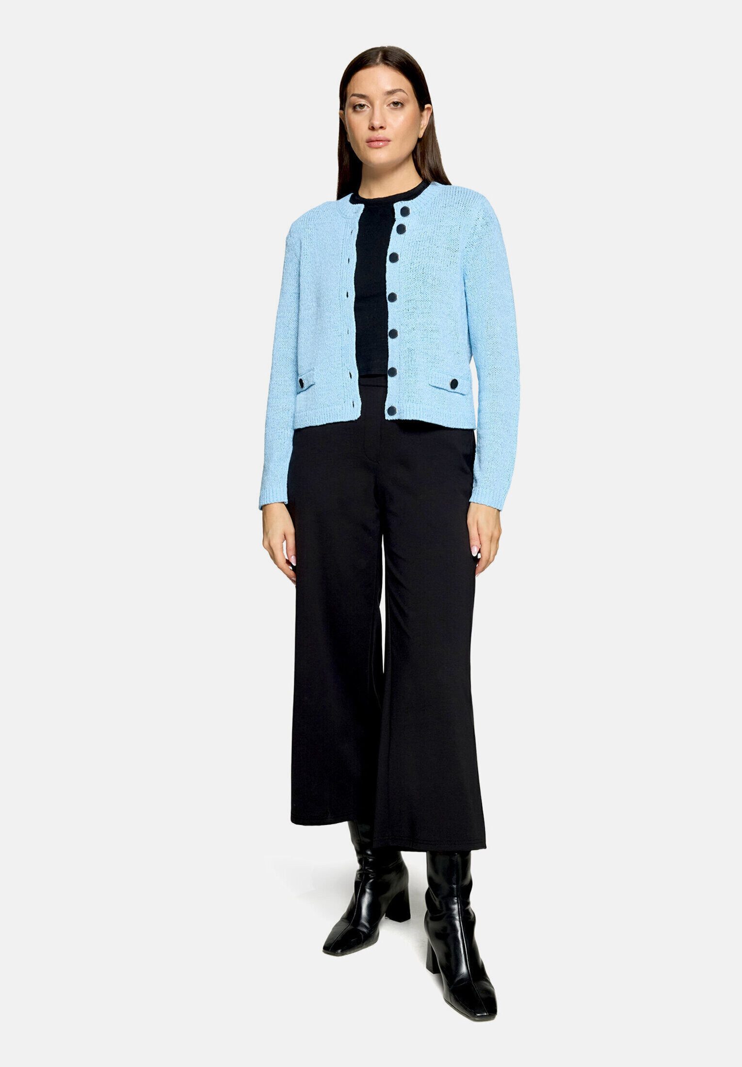 Betty Barclay Strickjacke Damen mit aufgesetzten Taschen (1-tlg)