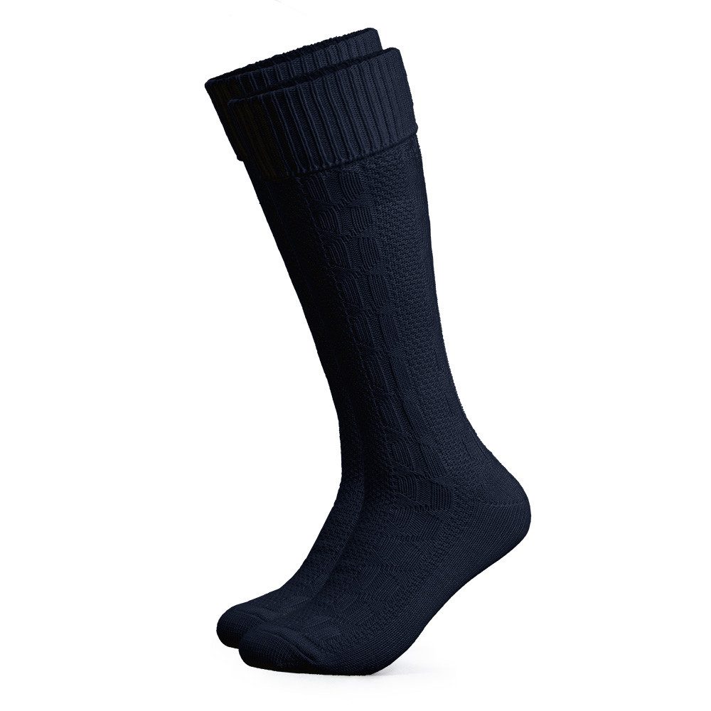 Trachtensocken Herren Lange Trachtensocken 1er Pack (Modell: Silberdistel)