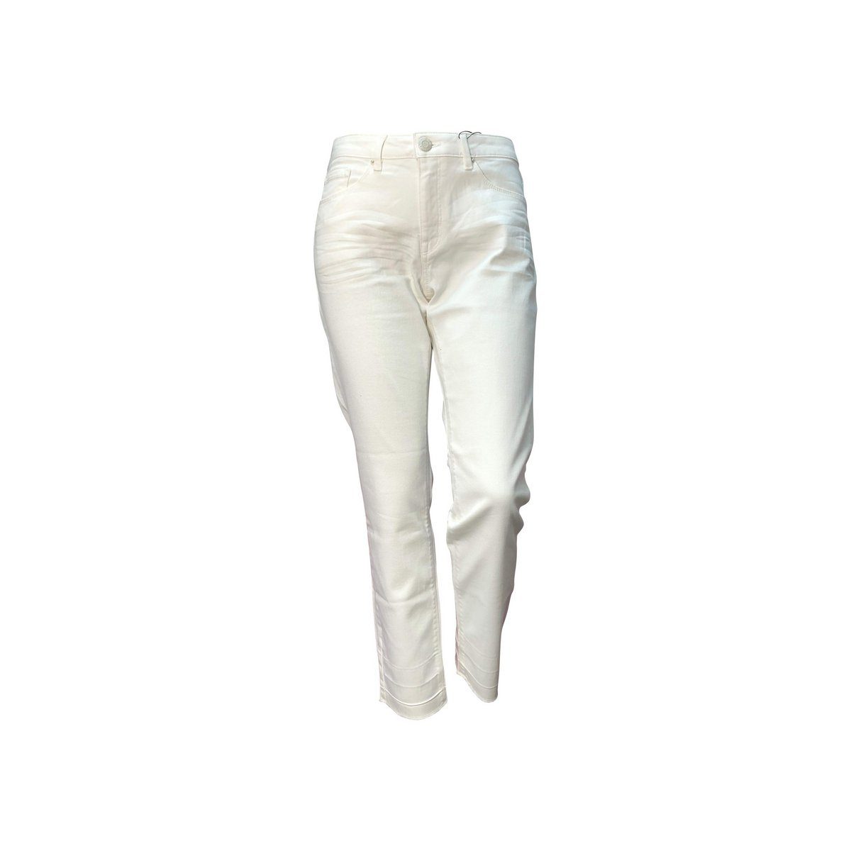 OPUS weiß (1-tlg) Straight-Jeans