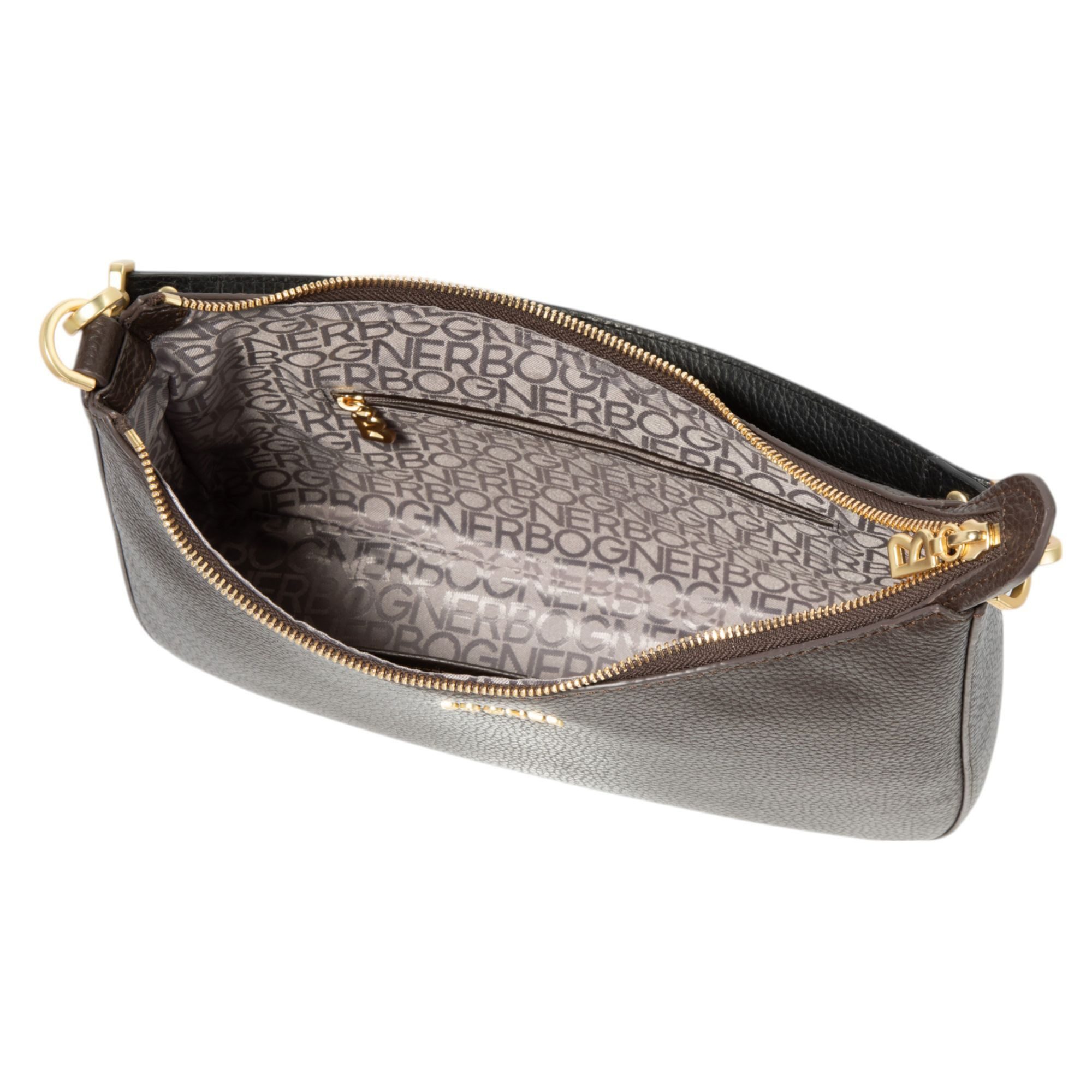 BOGNER Schultertasche Wallis, Leder