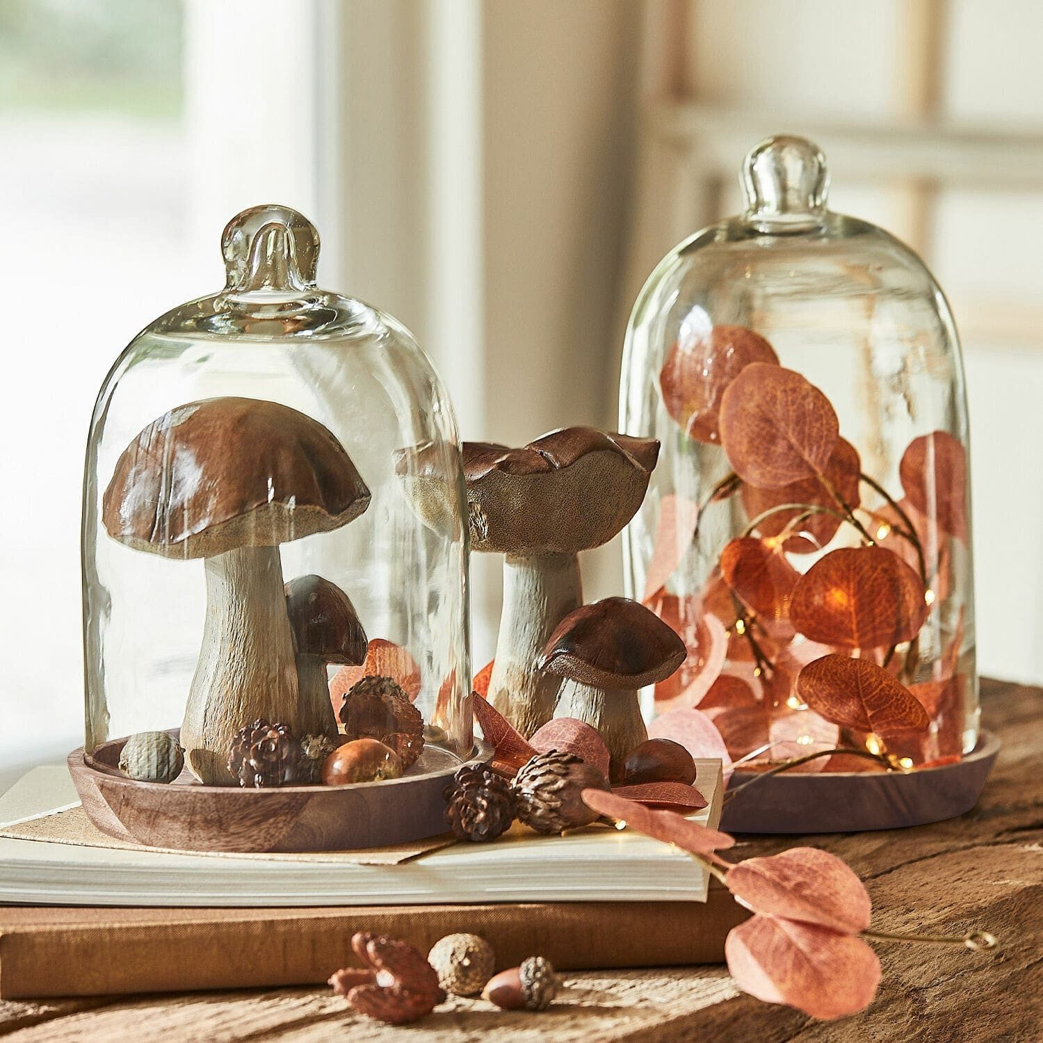 Mirabeau Dekoobjekt Deko-Pilz 2er Set Beenie braun, none – Bild 3 von 5