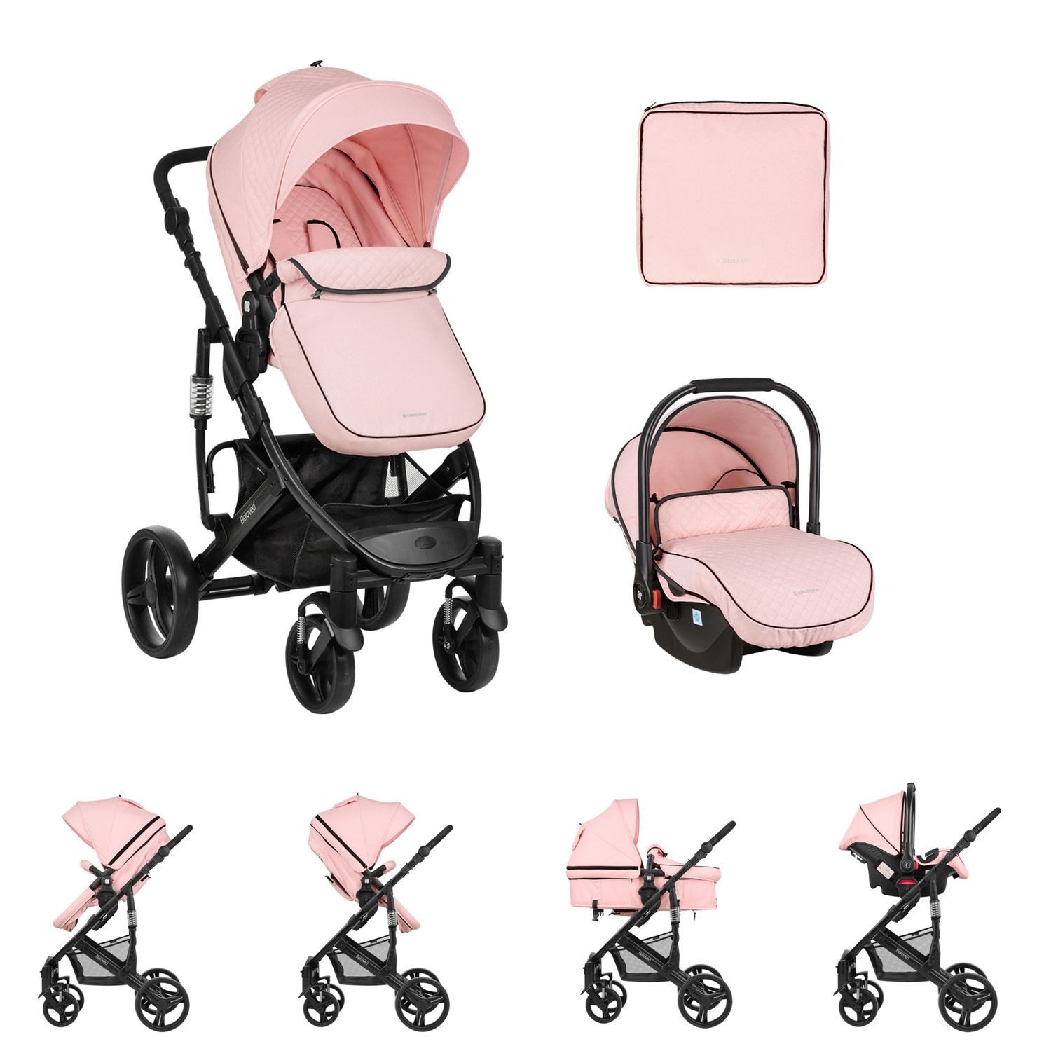 Kombi-Kinderwagen Kombikinderwagen 3 in 1 Beloved