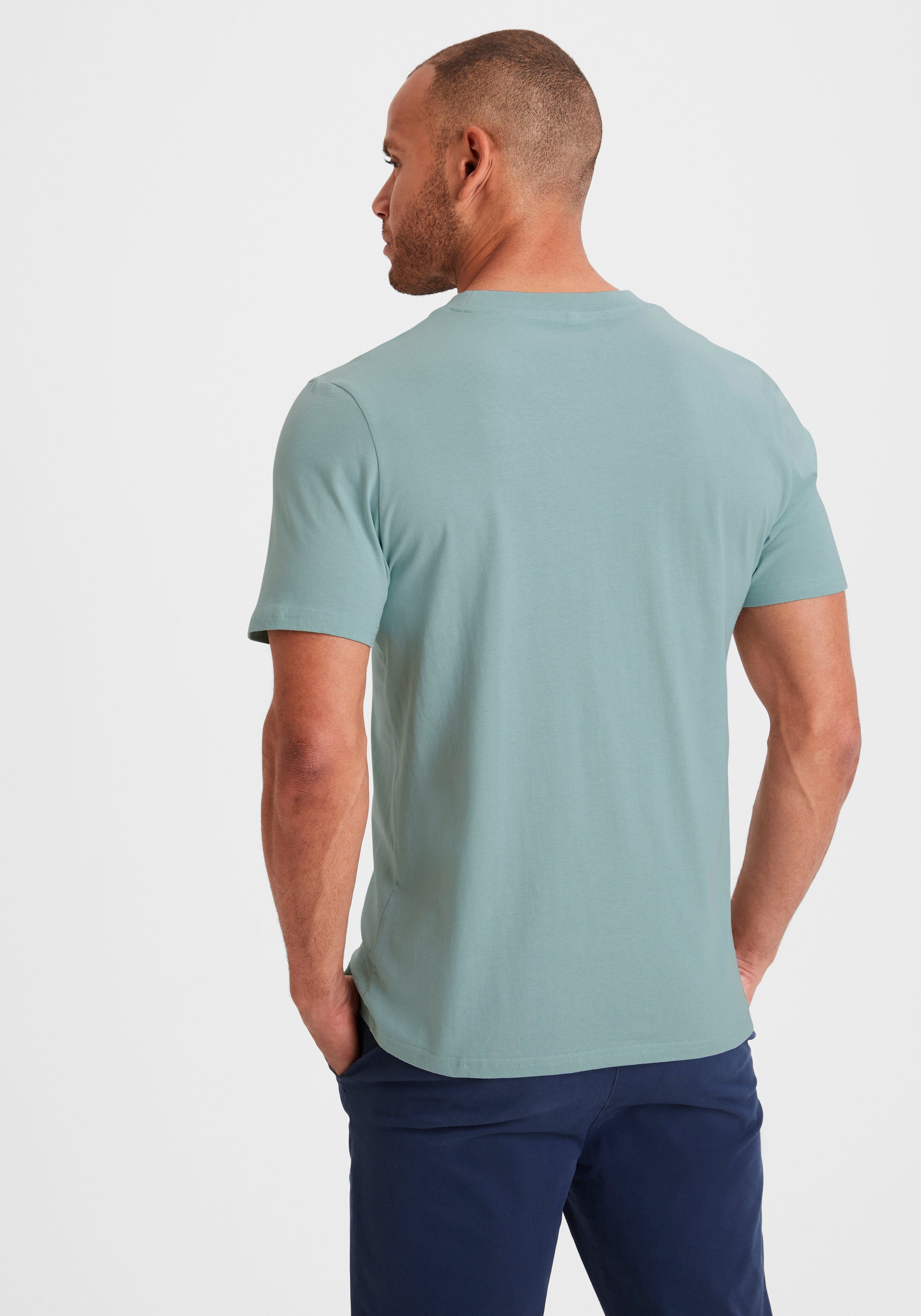 stein in Must-Have klassischer (2er-Pack) Form KangaROOS T-Shirt ein / mint